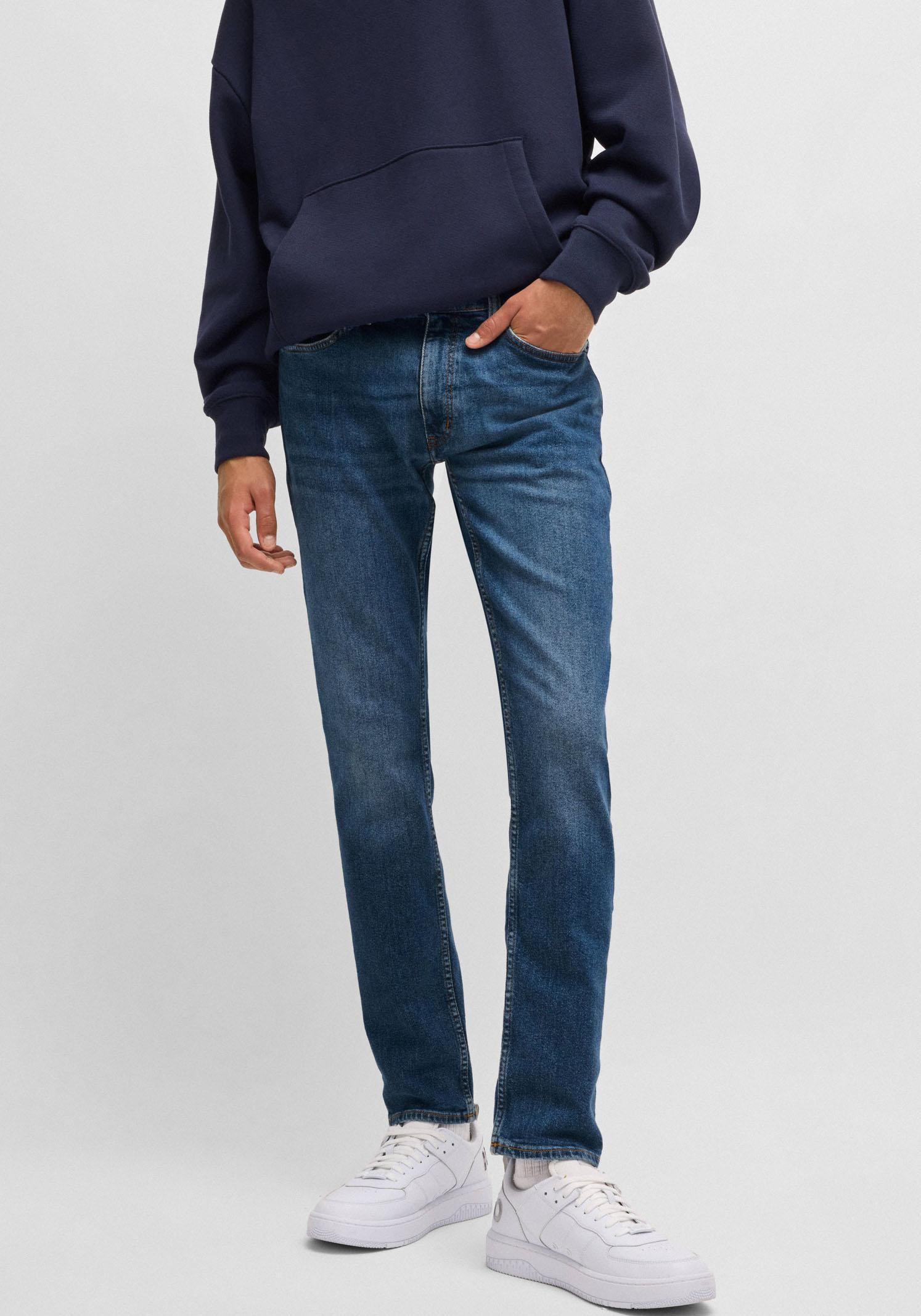 HUGO Blue Slim-fit-Jeans »Zane«, mit angesetztem Bund von HUGO Blue