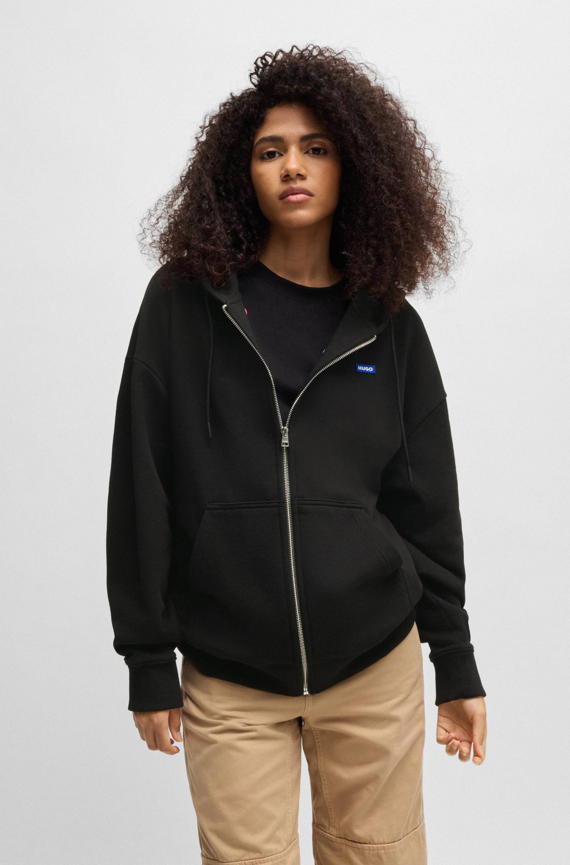 HUGO Blue Sweatjacke »Doa_B_2«, mit Kapuze, Logo-Badge HUGO Blue Sweatjacke »Doa_B_2«, mit Kapuze, Logo-Badge von HUGO Blue