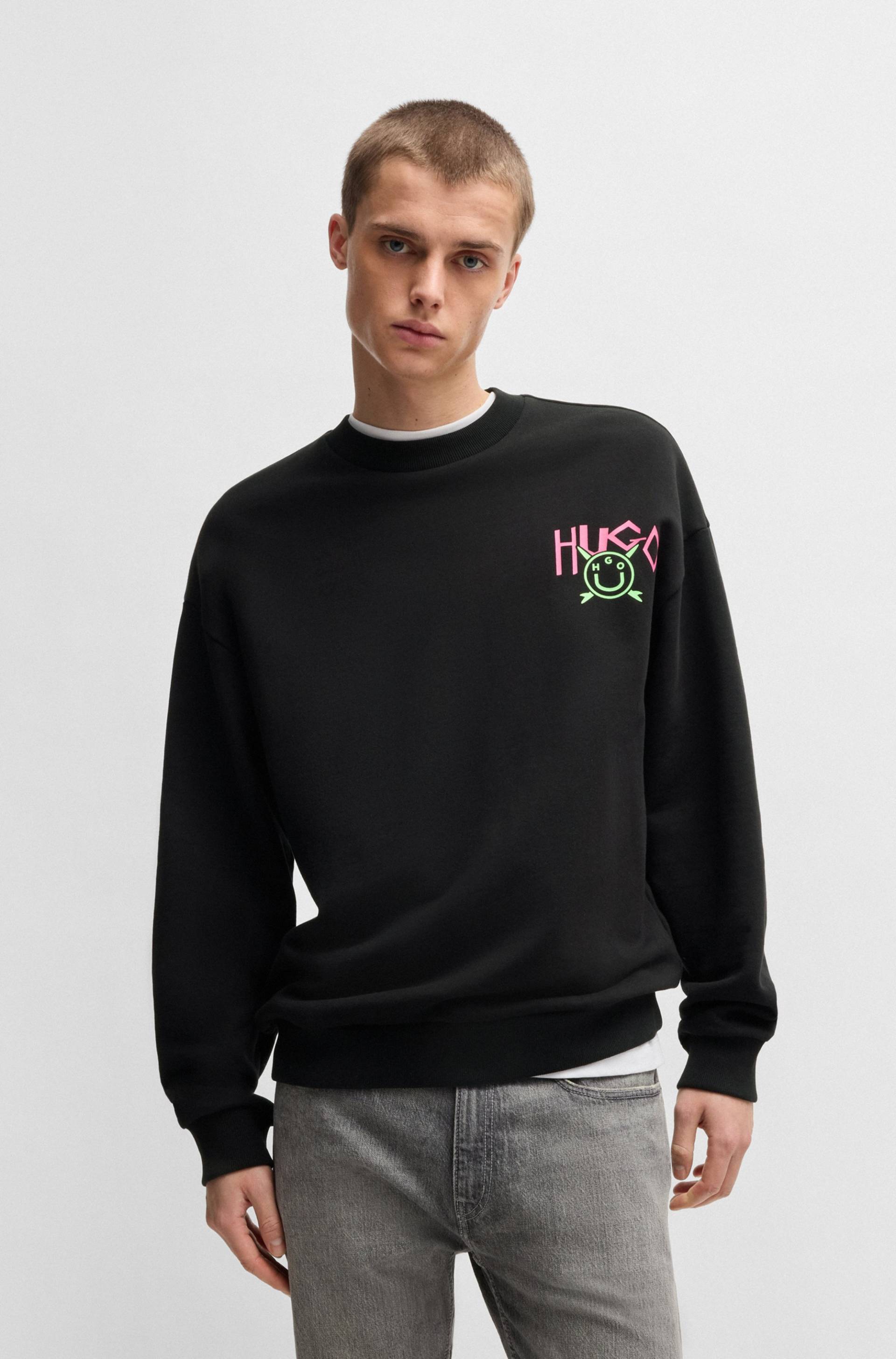 HUGO Blue Sweatshirt »Nigotil«, Unisex, mit grossem Rückendruck HUGO Blue Sweatshirt »Nigotil«, Unisex, mit grossem Rückendruck von HUGO Blue