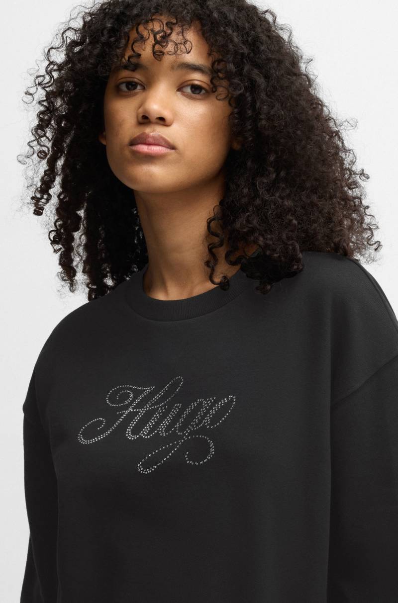 HUGO Blue Sweatshirt »Oversized Crew_B_2«, mit Print von HUGO Blue