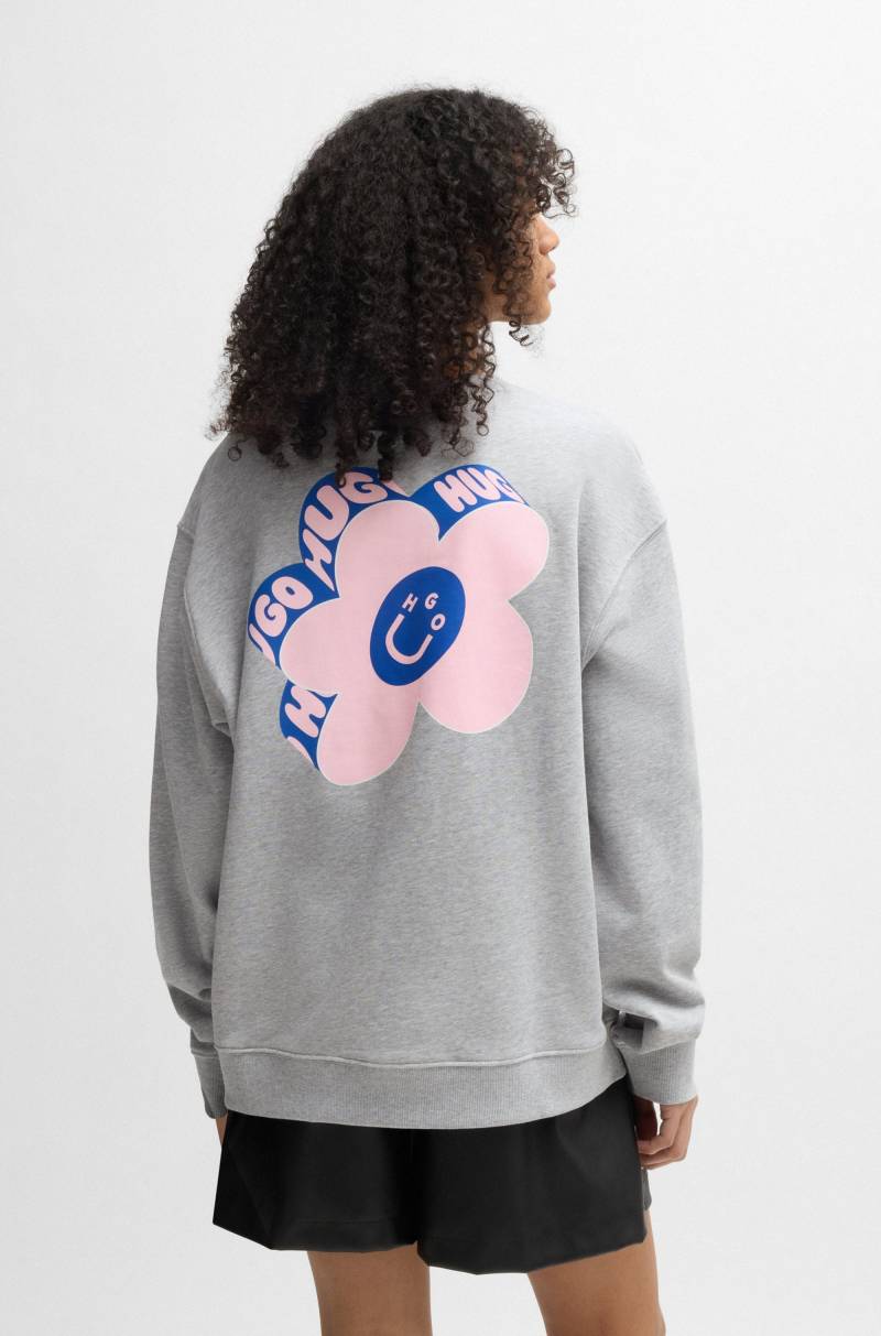 HUGO Blue Sweatshirt »Oversized Crew_B_2«, mit Print von HUGO Blue