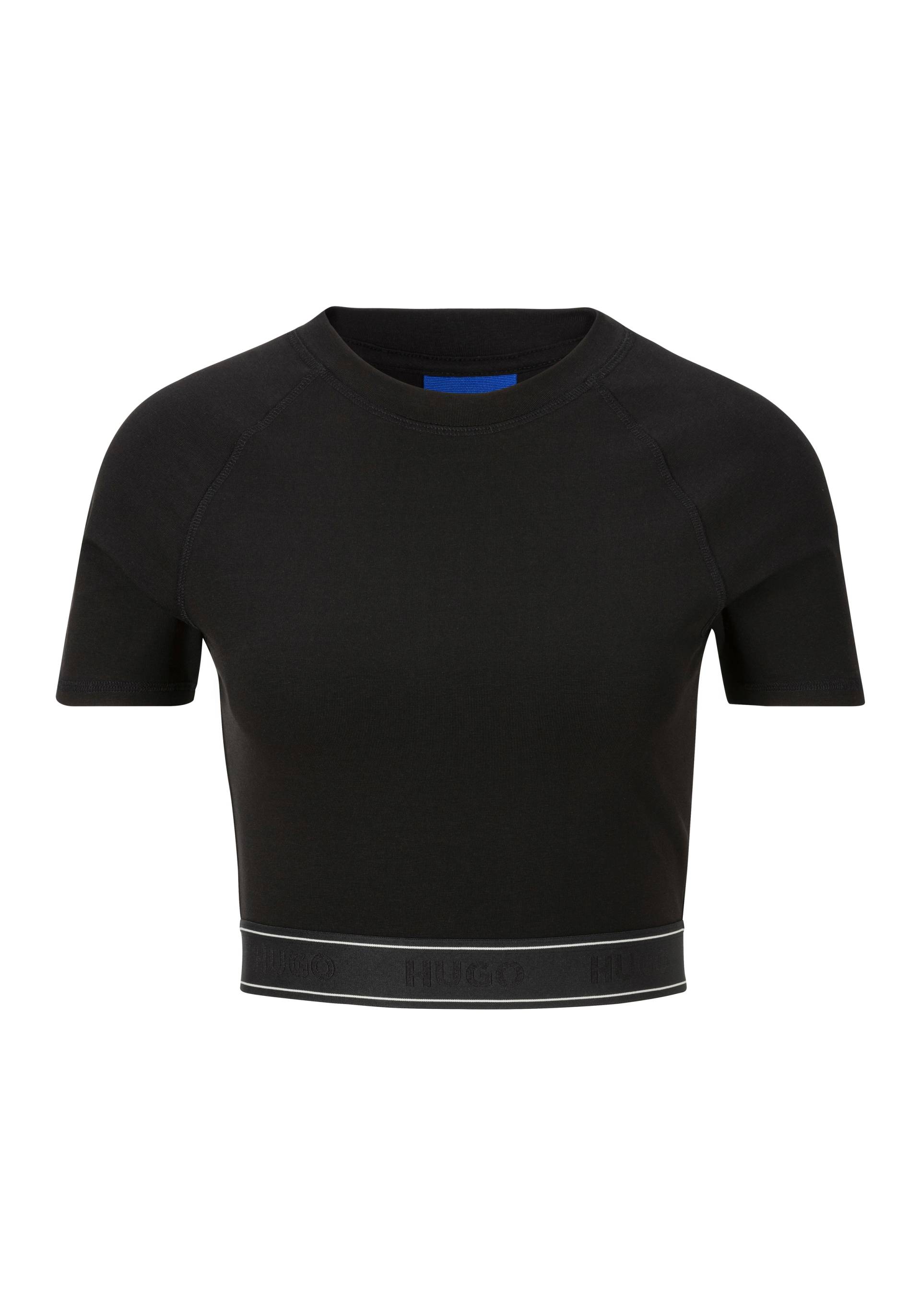 HUGO Blue T-Shirt »Dolly_B«, mit Logo-Elastiktape, cropped HUGO Blue T-Shirt »Dolly_B«, mit Logo-Elastiktape, cropped von HUGO Blue