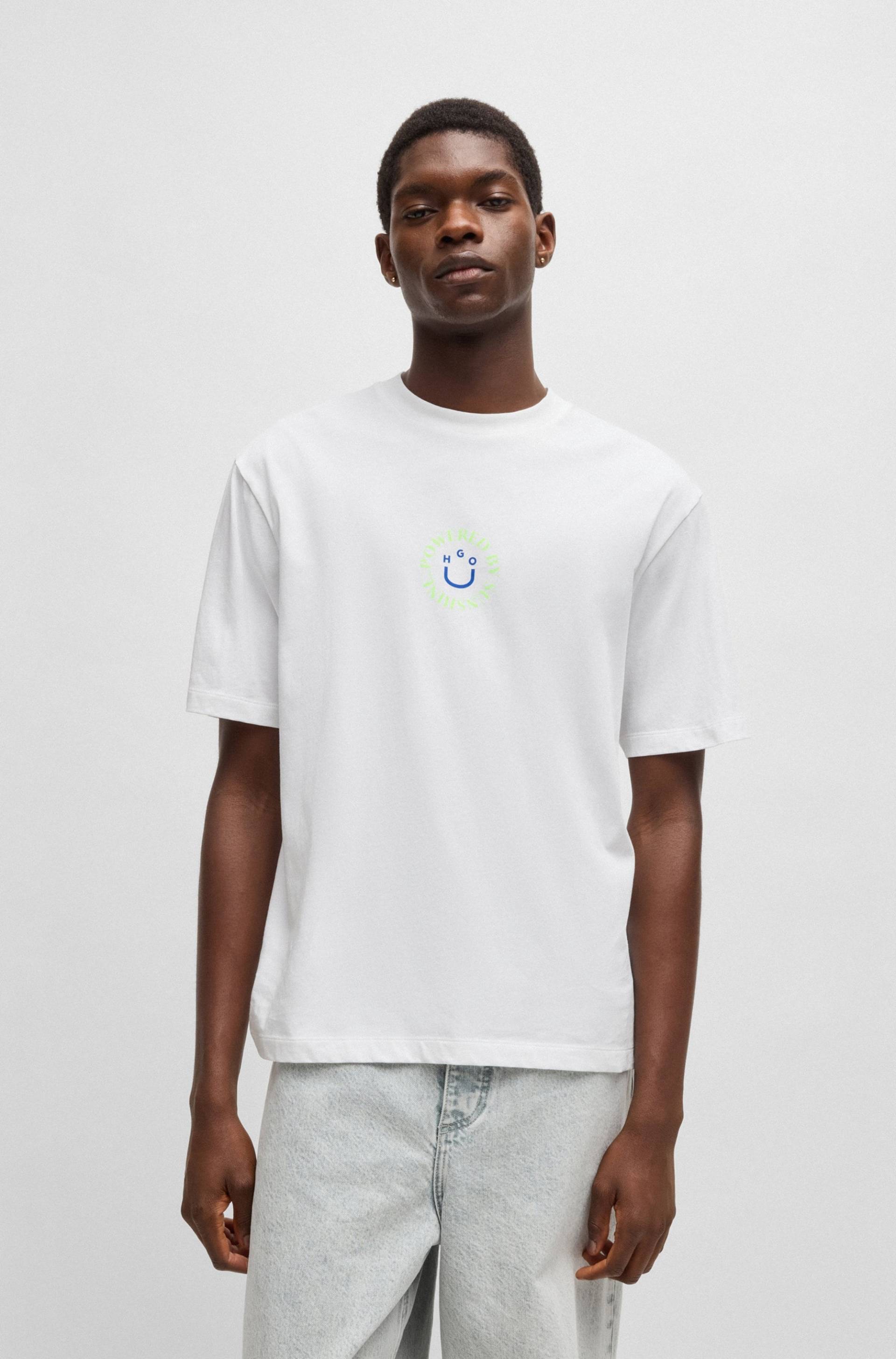 HUGO Blue T-Shirt »Napoka«, Unisex, mit Hugo-Rückendruck von HUGO Blue