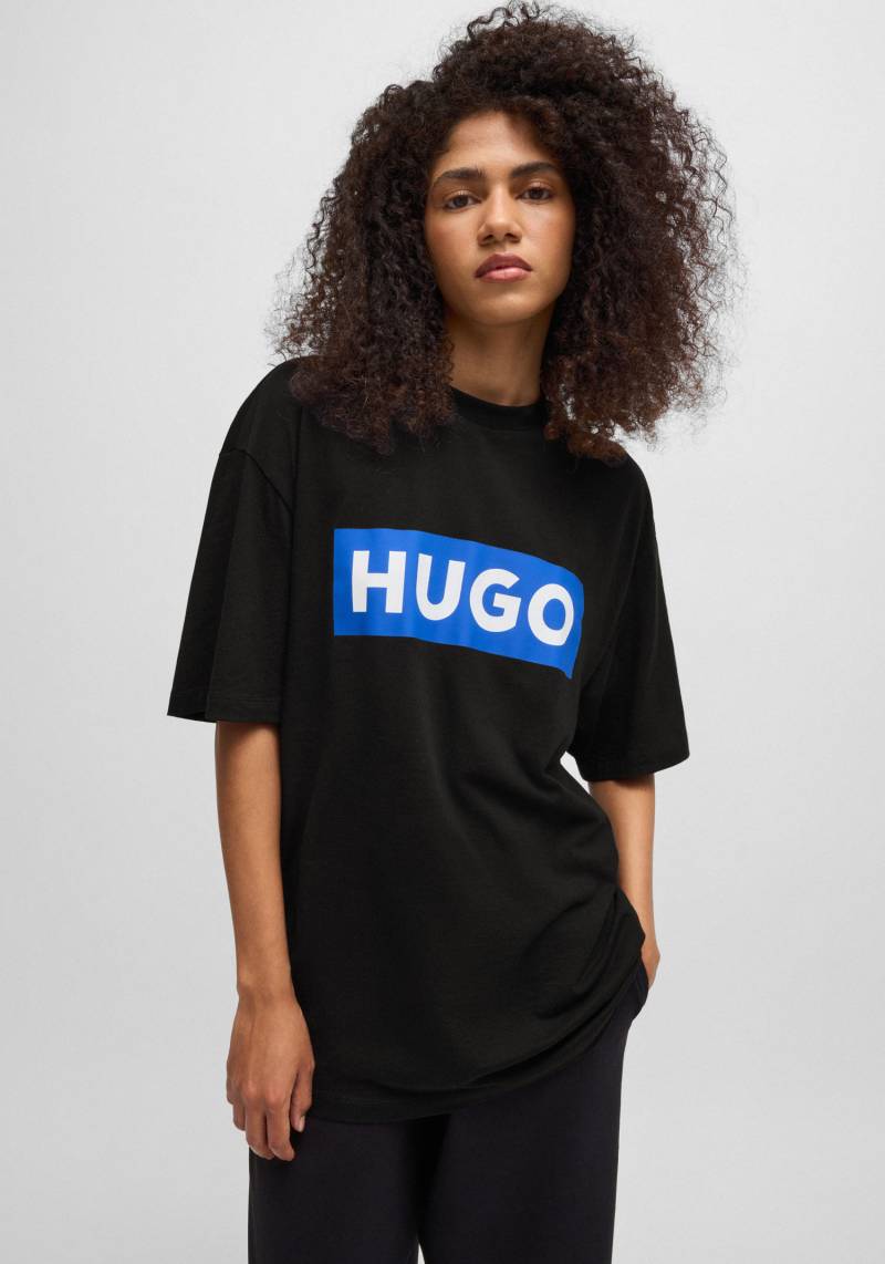 HUGO Blue T-Shirt »Nico«, mit grossem Logo-Print, Unisex von HUGO Blue