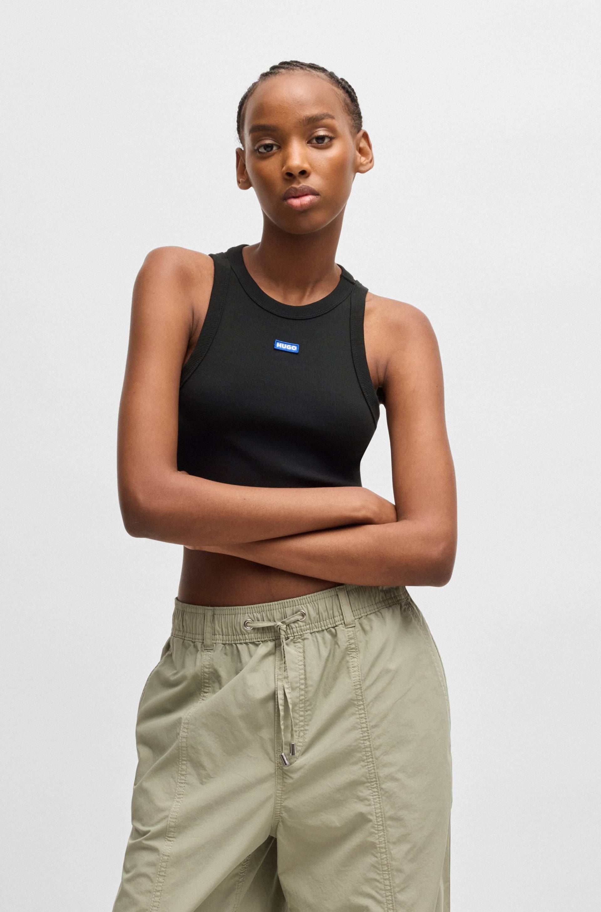 HUGO Blue Tanktop »Baby Tank_B«, Cropped-Form HUGO Blue Tanktop »Baby Tank_B«, Cropped-Form von HUGO Blue