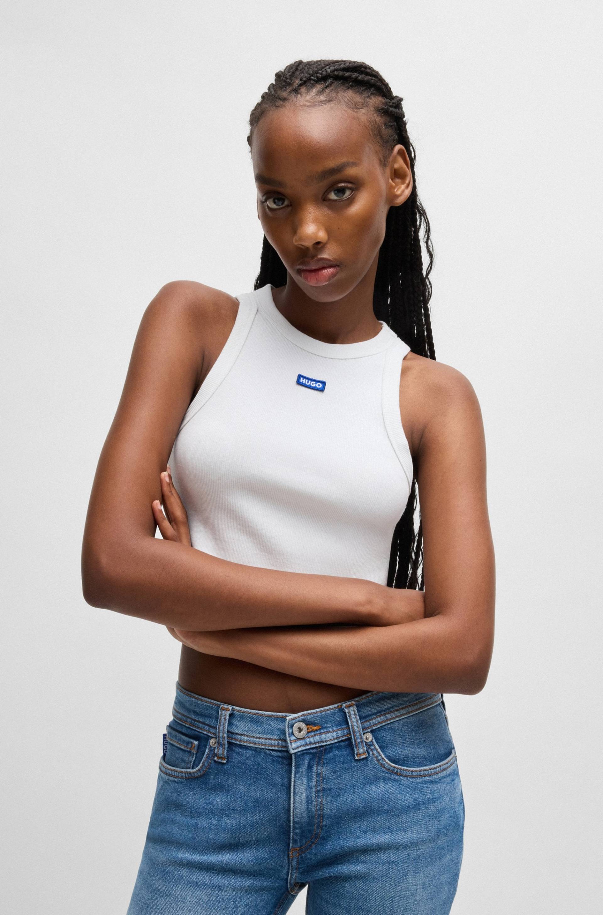 HUGO Blue Tanktop »Baby Tank_B«, Cropped-Form HUGO Blue Tanktop »Baby Tank_B«, Cropped-Form von HUGO Blue