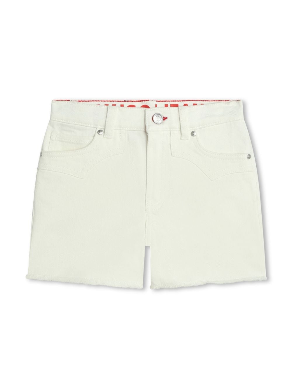 HUGO KIDS Fancy denim shorts - Neutrals von HUGO KIDS