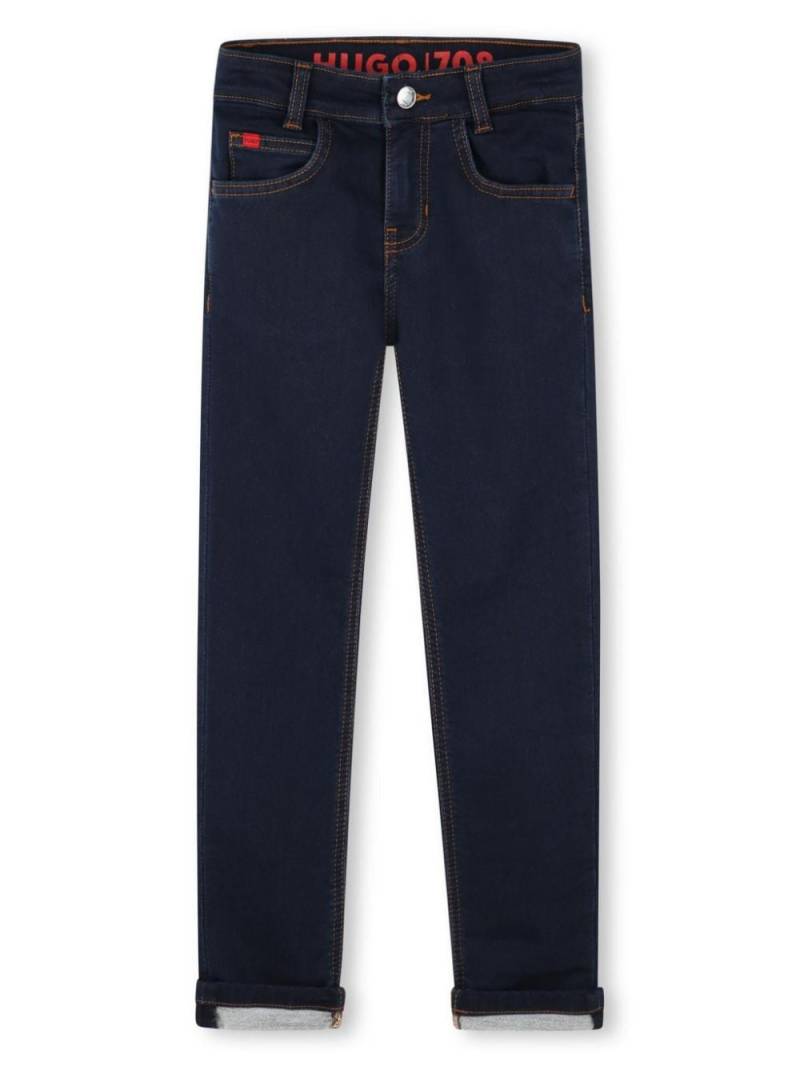 HUGO KIDS appliqué slim jeans - Blue von HUGO KIDS