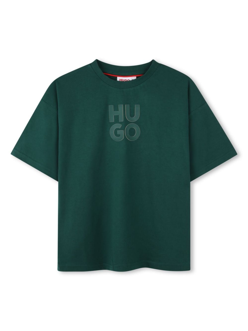 HUGO KIDS logo-print T-shirt - Green von HUGO KIDS