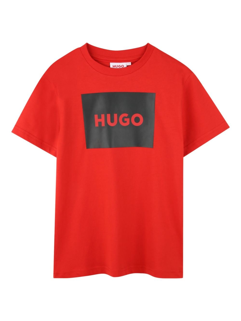 HUGO KIDS logo-print T-shirt - Red von HUGO KIDS