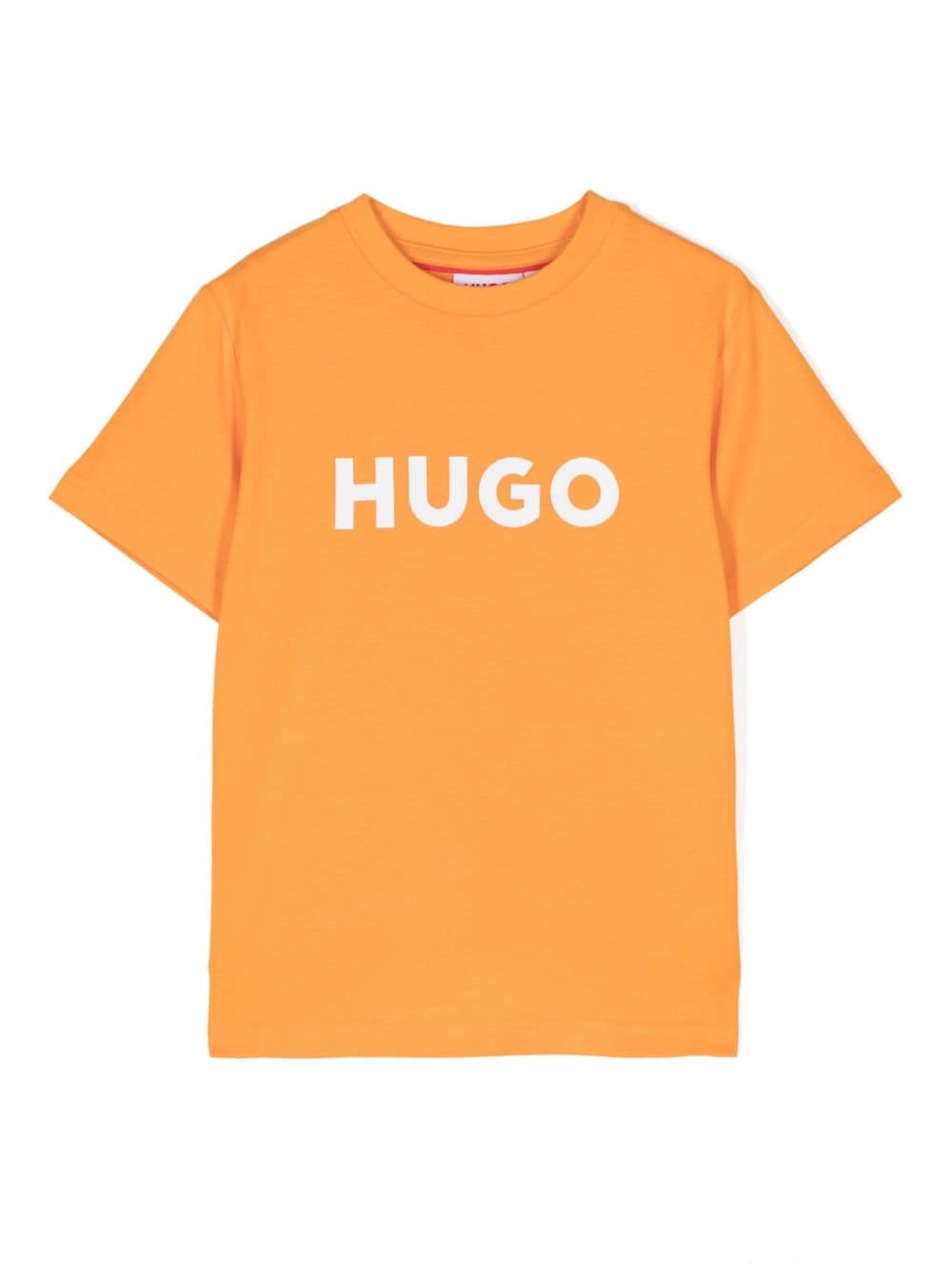 HUGO KIDS logo-print cotton T-shirt - Orange von HUGO KIDS