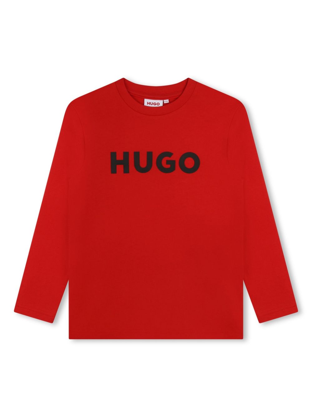 HUGO KIDS logo-print cotton T-shirt - Red von HUGO KIDS