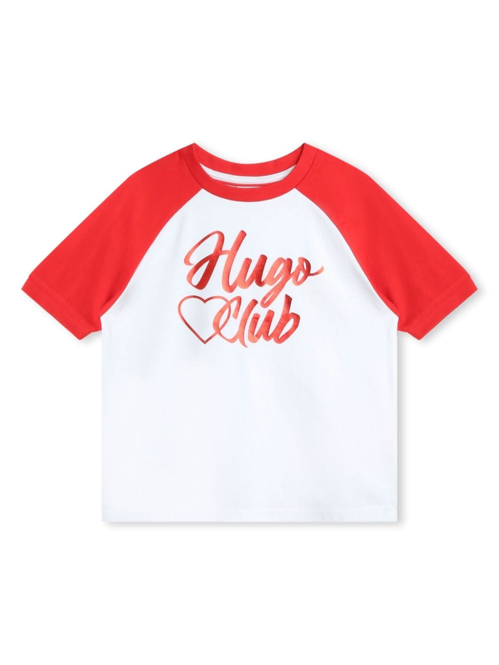 HUGO KIDS logo-print cotton T-shirt - White von HUGO KIDS