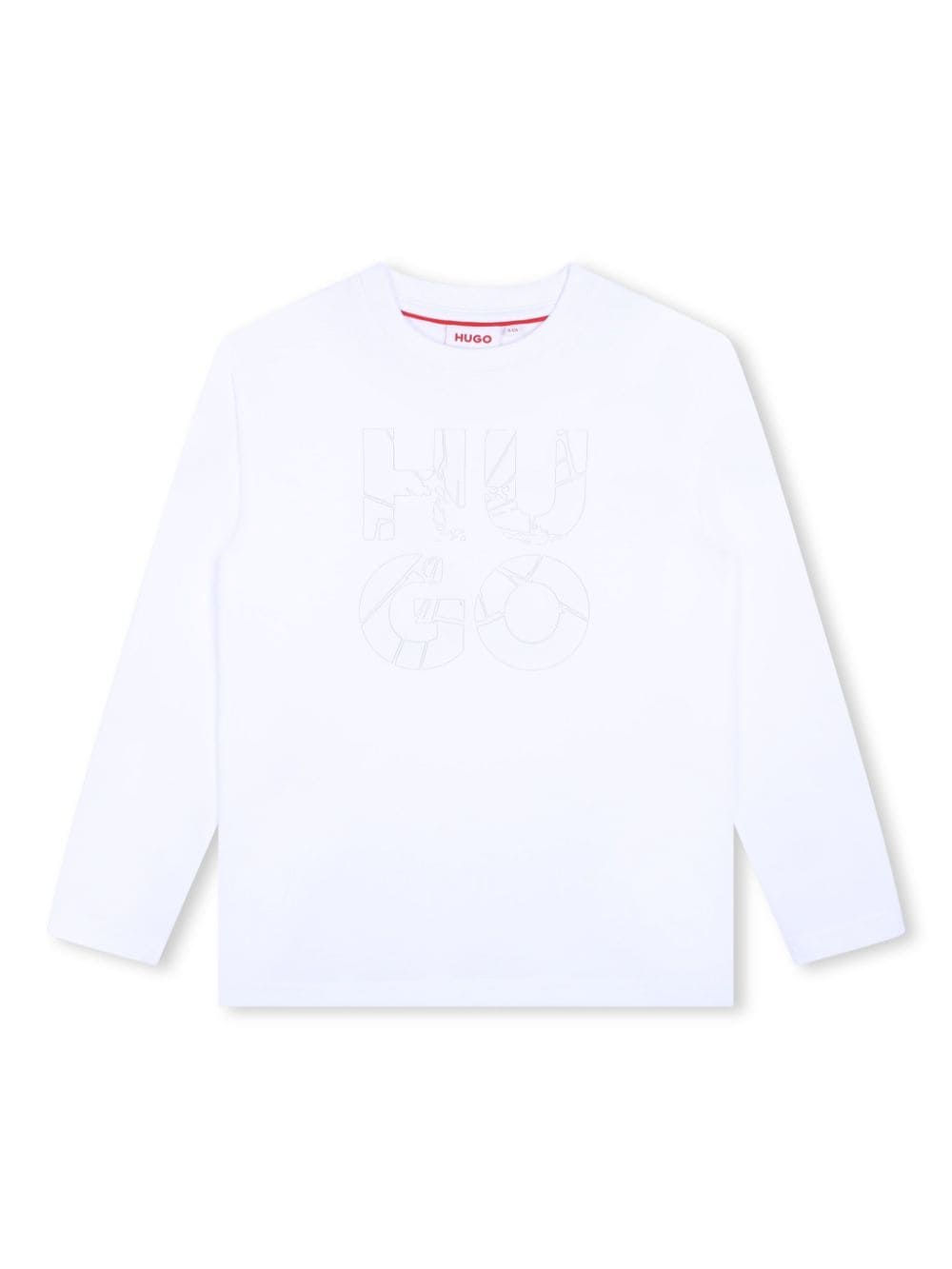 HUGO KIDS logo-print cotton T-shirt - White von HUGO KIDS