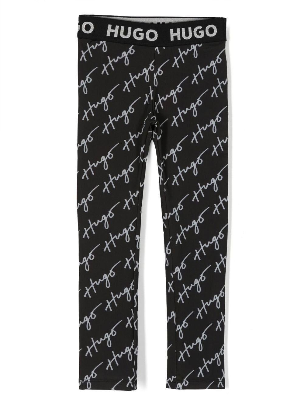 HUGO KIDS logo-print leggings - Black von HUGO KIDS