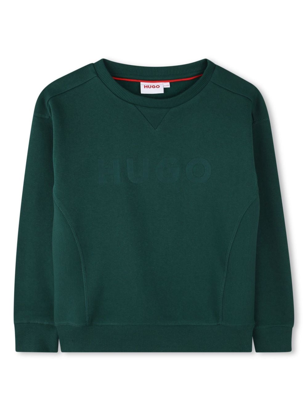 HUGO KIDS logo-print sweatshirt - Green von HUGO KIDS