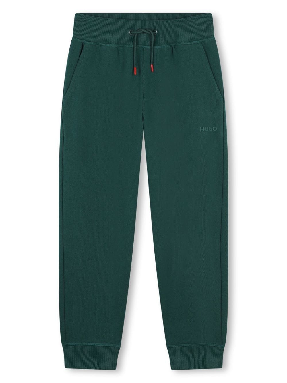 HUGO KIDS logo-print track pants - Green von HUGO KIDS