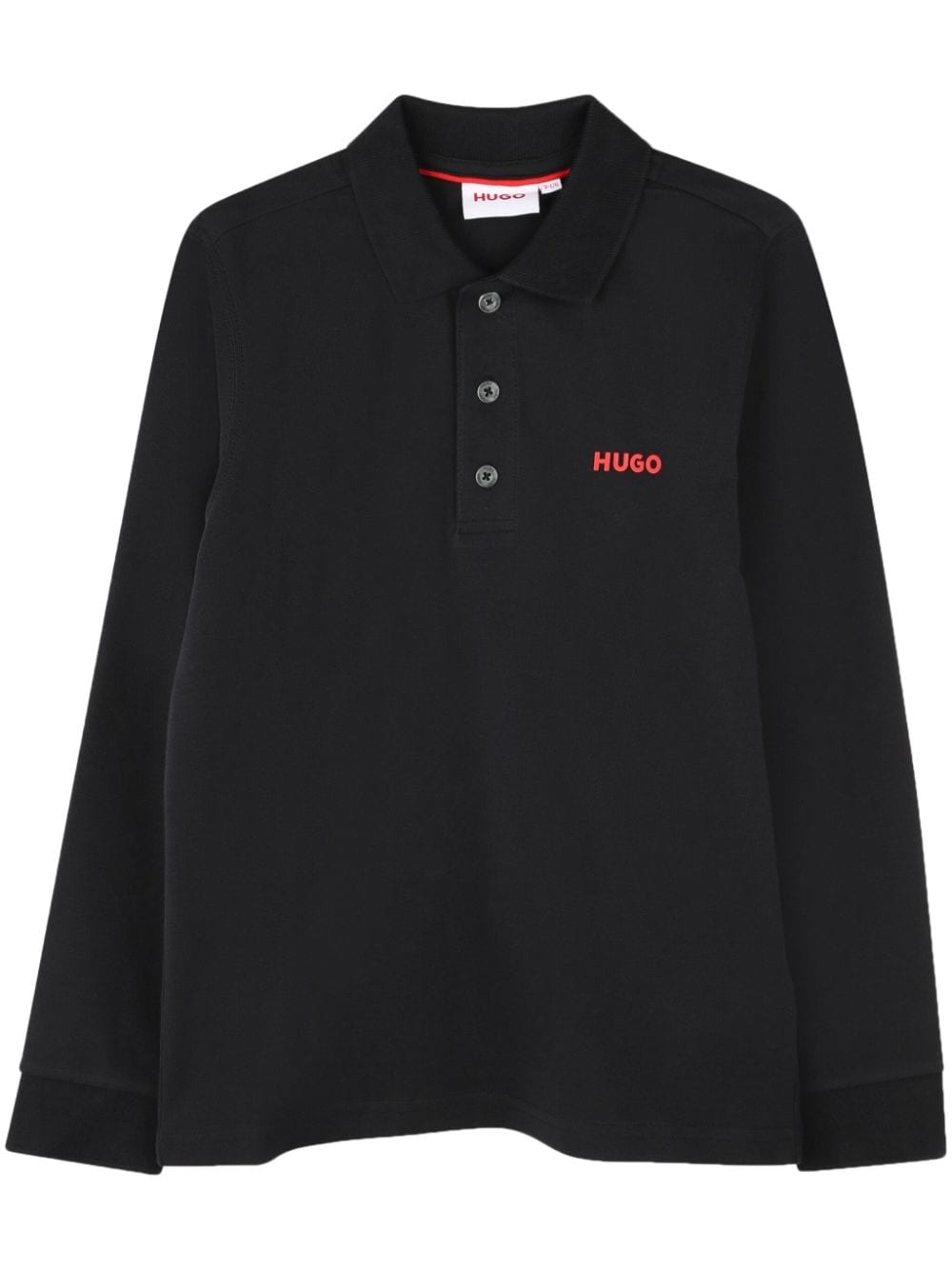 HUGO KIDS long-sleeve polo shirt - Black von HUGO KIDS