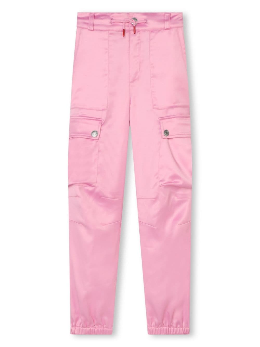 HUGO KIDS loose-fit satin cargo trousers - Pink von HUGO KIDS