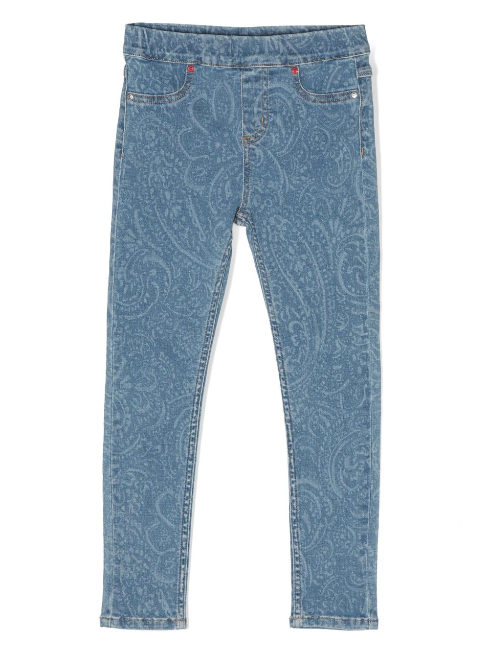 HUGO KIDS paisley-print skinny jeans - Blue von HUGO KIDS