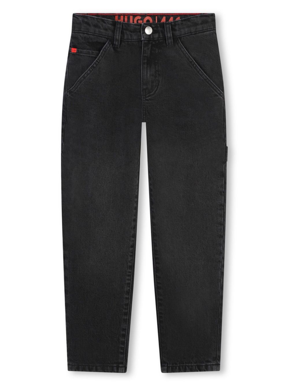 HUGO KIDS tapered-leg jeans - Black von HUGO KIDS