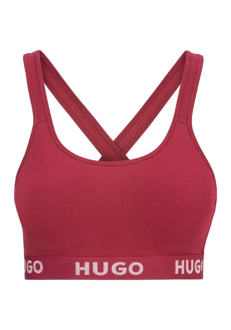 HUGO Underwear Bralette-BH »BRALETTE PADDED SPOR«, mit HUGO Logo auf dem Bund von HUGO Underwear