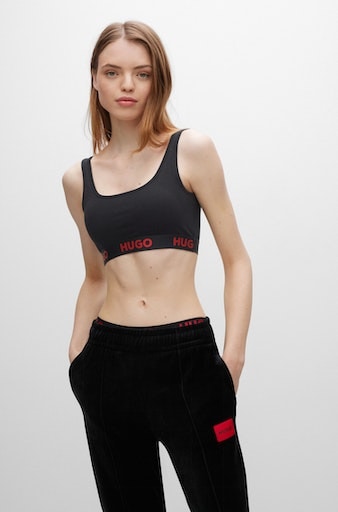 HUGO Underwear Bralette-BH »BRALETTE SPORTY LOGO«, mit elastischem Bund von HUGO Underwear