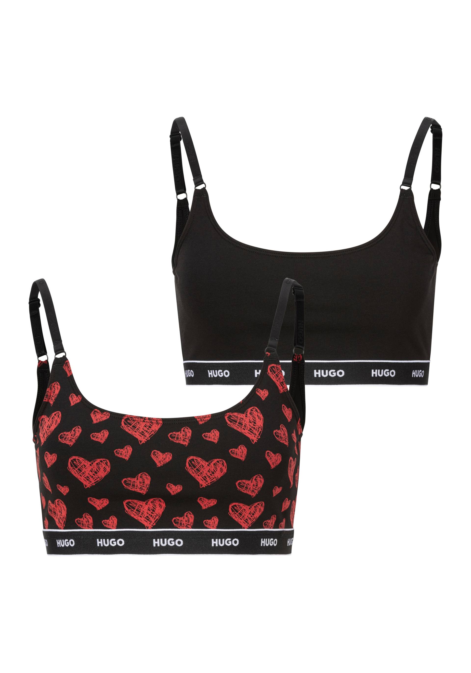 HUGO Underwear Bralette-BH »TWIN BRALETTE DESIGN«, mit HUGO Logo auf dem Bund von HUGO Underwear