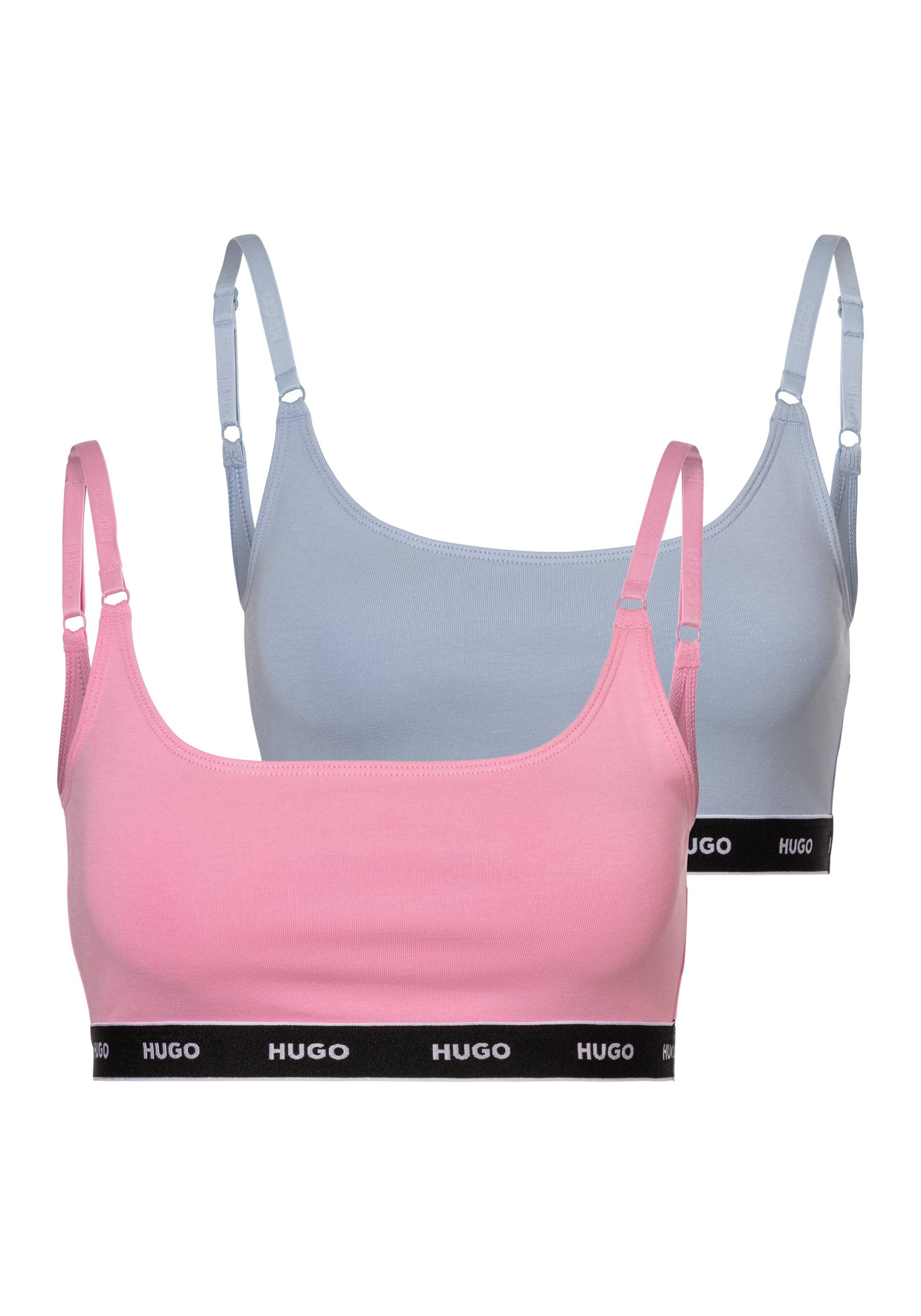 HUGO Underwear Bralette-BH »TWIN BRALETTE STRIPE«, mit verstellbaren Logo-Trägern von HUGO Underwear