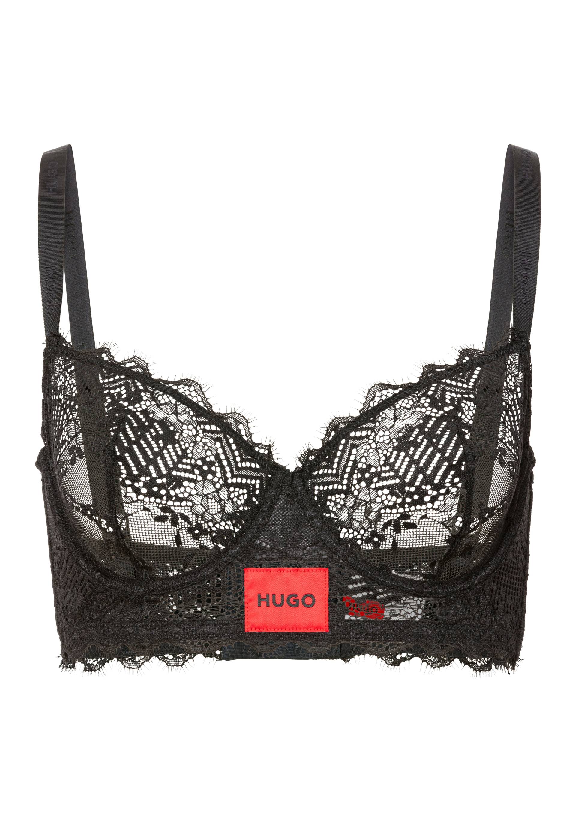 HUGO Underwear Bügel-BH »UNDERWIRE B. RL LACE«, Mit HUGO Logo auf dem Bund von HUGO Underwear