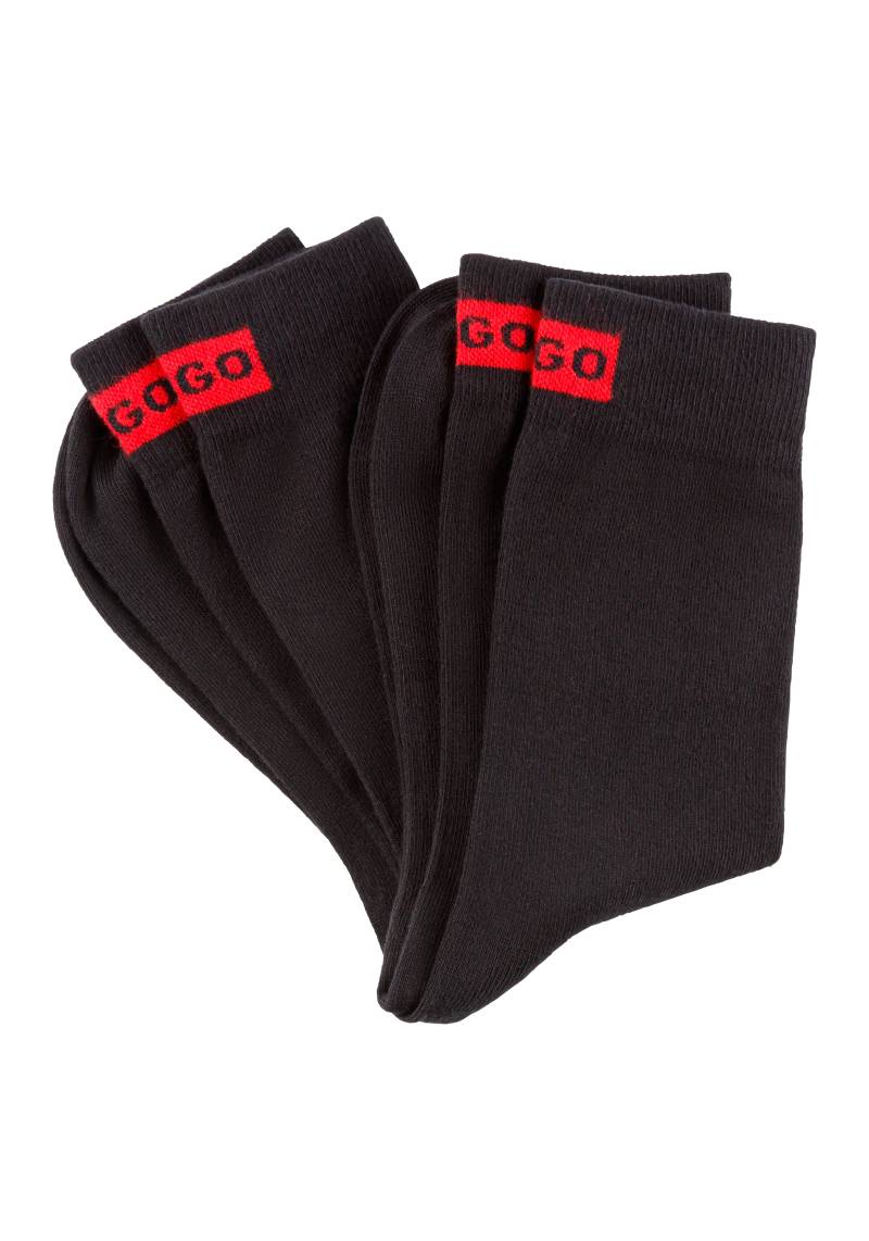 HUGO Underwear Businesssocken »2P RS LABEL CC W«, (Packung, 2 Paar, 2er), mit eingesticktem Markenlabel von HUGO Underwear