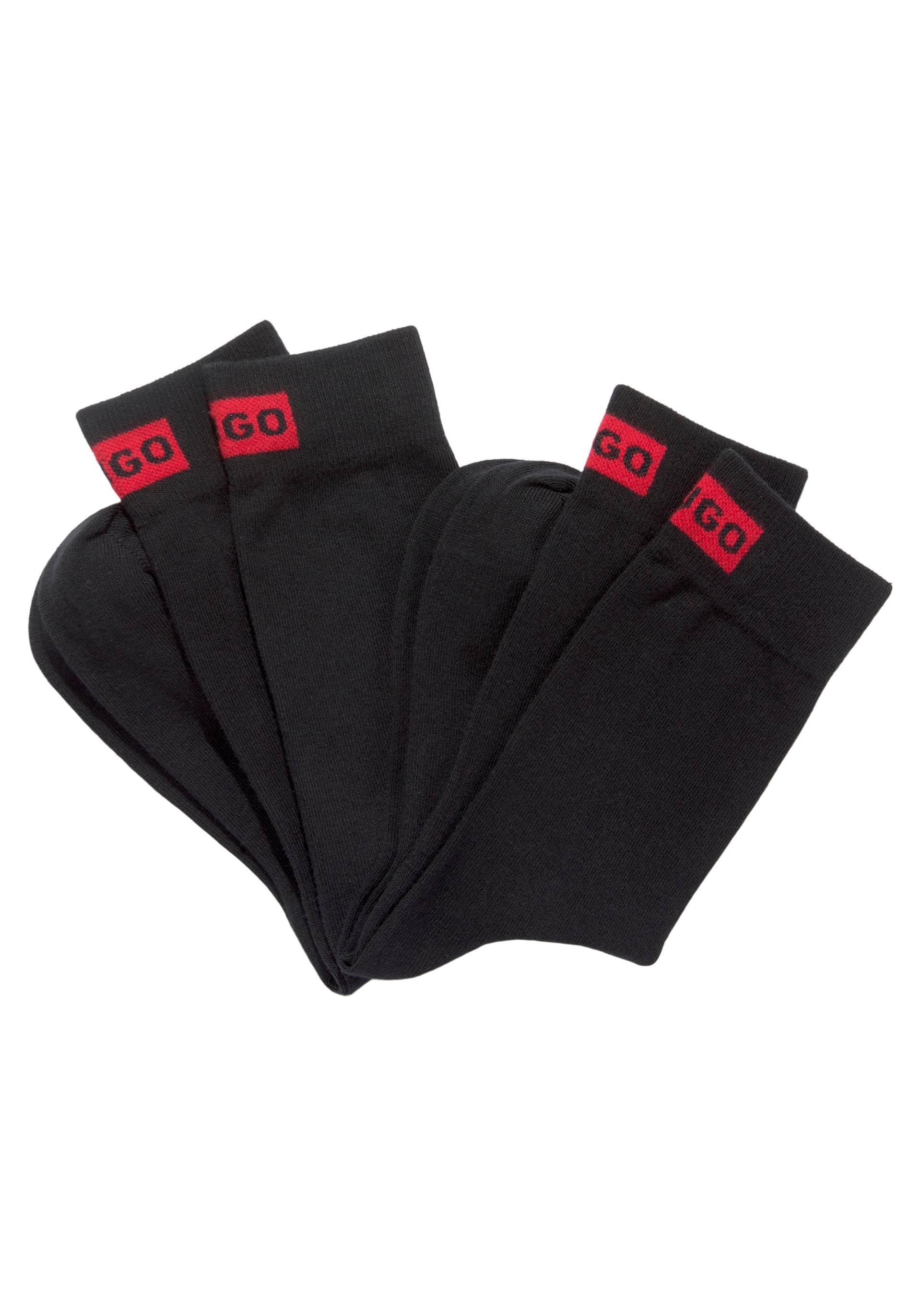 HUGO Underwear Businesssocken »2P RS LABEL CC W«, (Packung, 2 Paar, 2er), mit eingesticktem Markenlabel von HUGO Underwear