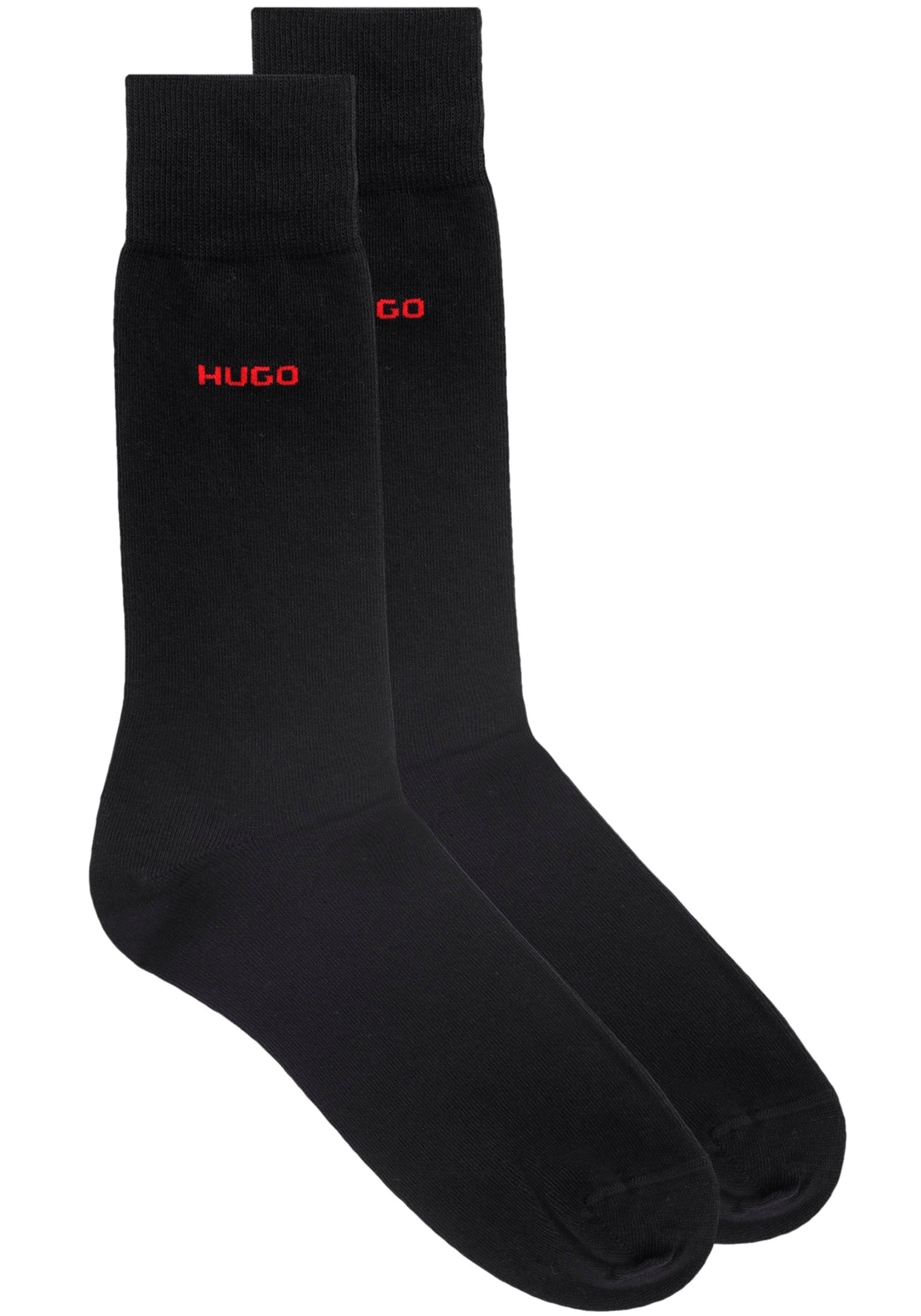 HUGO Underwear Businesssocken »2P RS UNI CC«, (Packung, 2 Paar, 2er Pack), mit kontrastfarbenem HUGO Logo-Schriftzug von HUGO Underwear