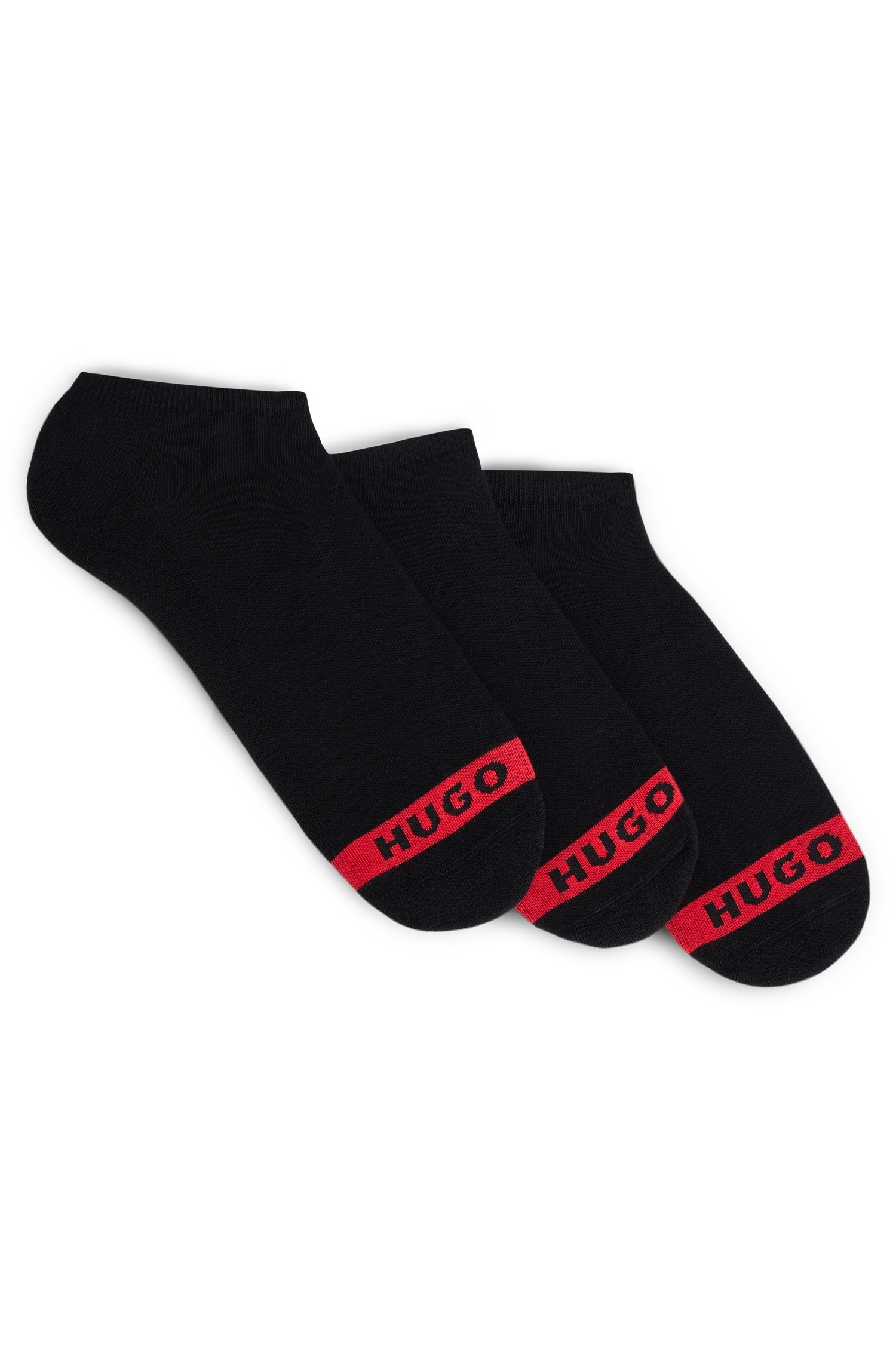 HUGO Underwear Businesssocken »3P LC PLUSH TAPE CC«, (Packung, 3 Paar, 3er), mit HUGO Logostickerei auf rotem Farbstreifen von HUGO Underwear