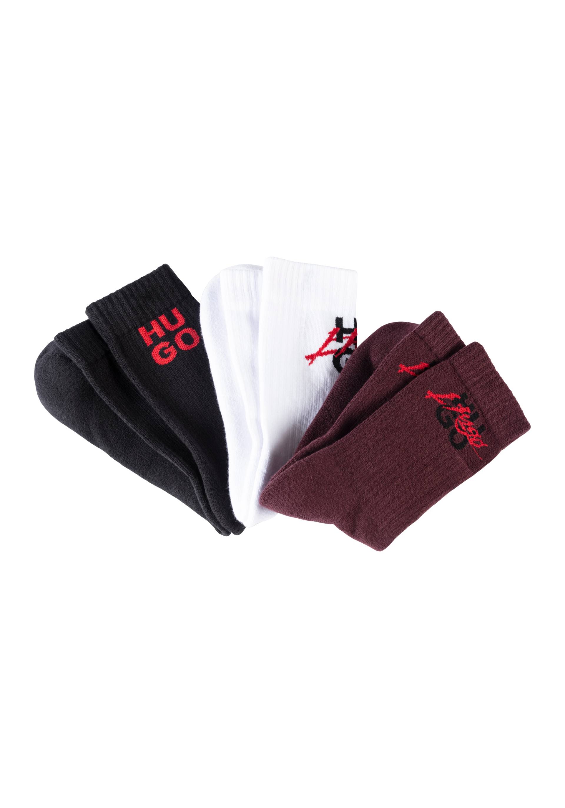 HUGO Underwear Freizeitsocken »3P QS THRILLER CC«, (Packung, 3 Paar, 3er-Pack), mit HUGO-Logoschriftzug von HUGO Underwear