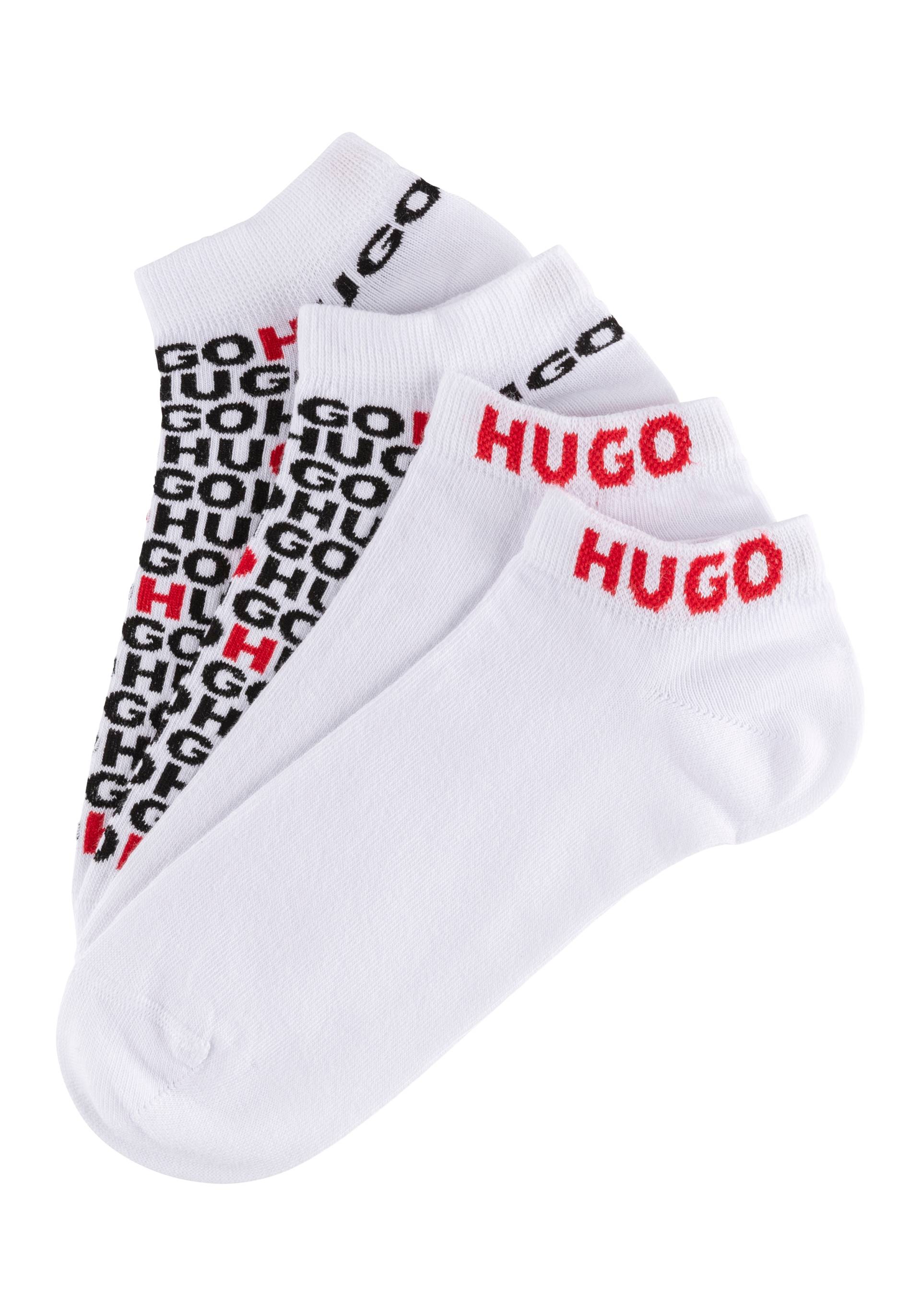 HUGO Underwear Freizeitsocken »2P AS STACKED CC«, (Packung, 2 Paar, 2er Pack), mit Markenschriftzug von HUGO Underwear