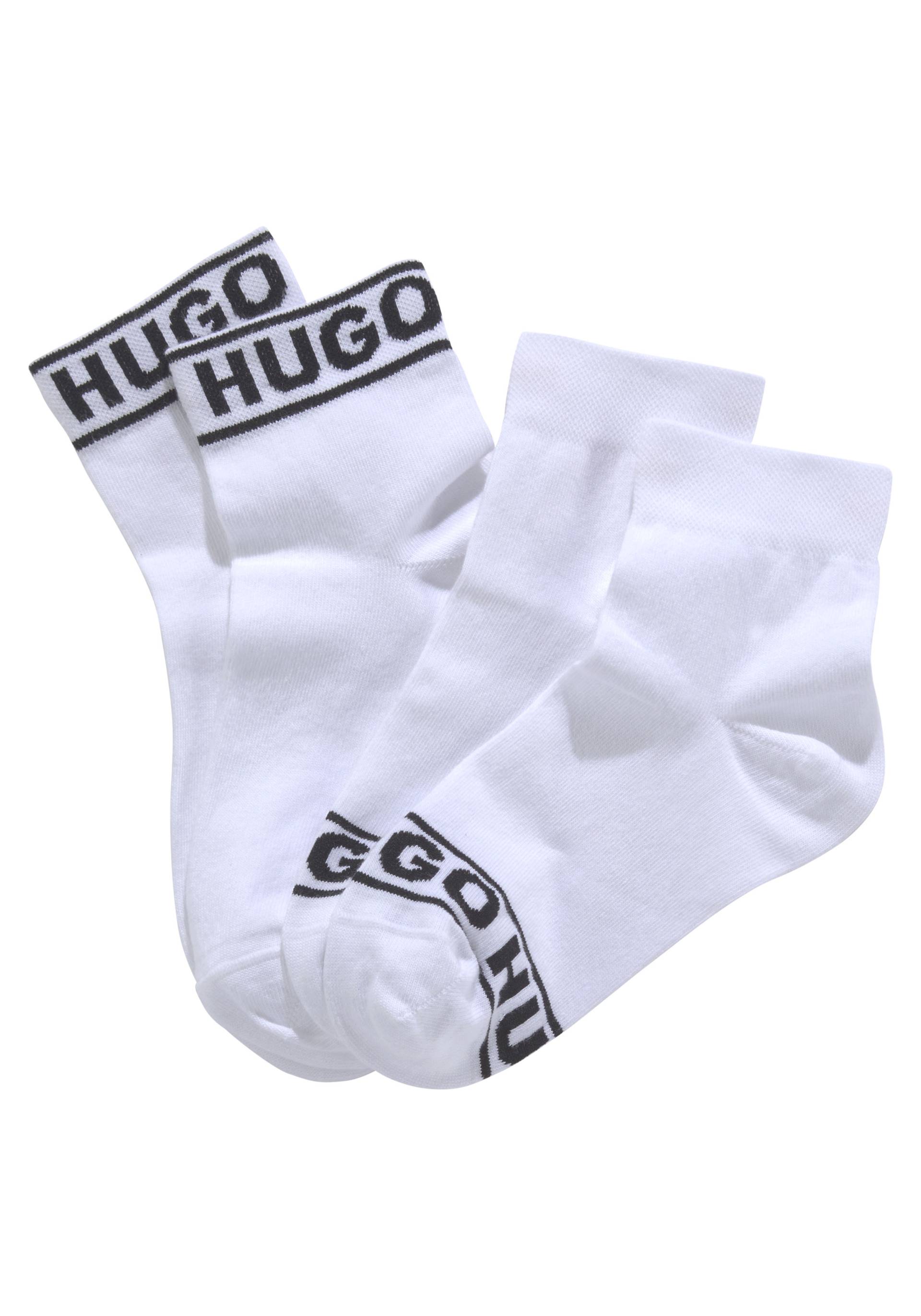 HUGO Underwear Freizeitsocken »2P SH LOGO CC W«, (Set, 2 Paar, 2er), mit Logobund von HUGO Underwear