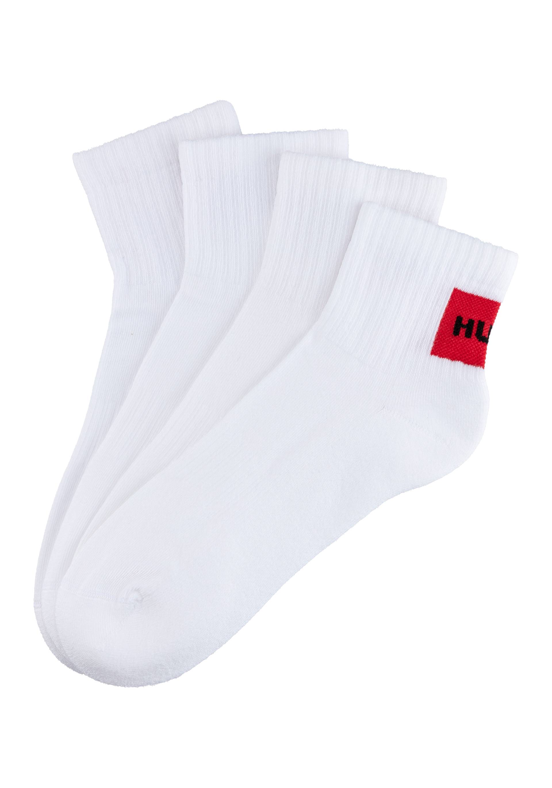 HUGO Underwear Freizeitsocken »2P SH RIB LABEL CC«, (Packung, 2 Paar, 2er Pack), mit Logostickerei von HUGO Underwear