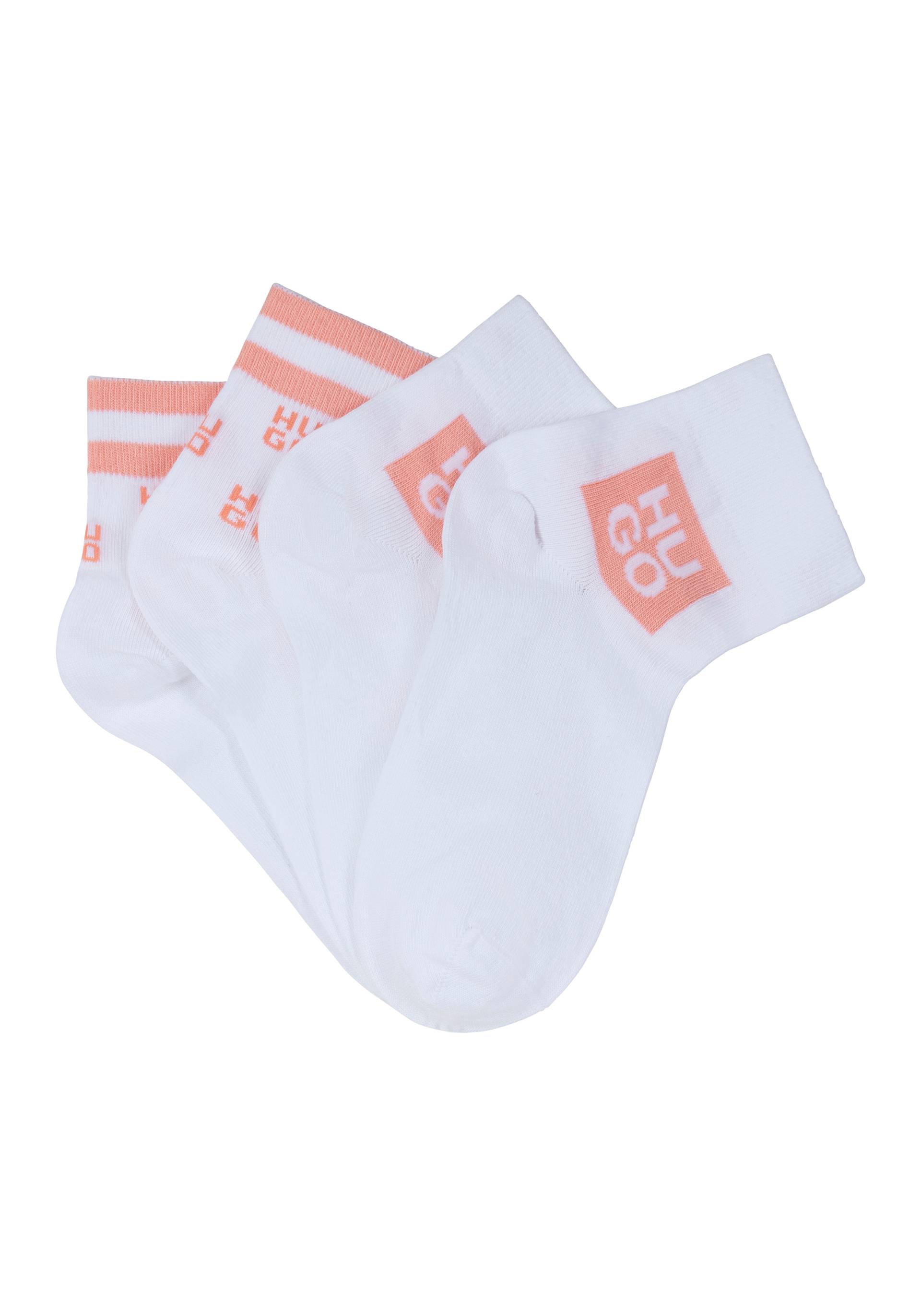 HUGO Underwear Freizeitsocken »2P SH STACKED CC W«, (Packung, 2er Pack), im 2er Set von HUGO Underwear