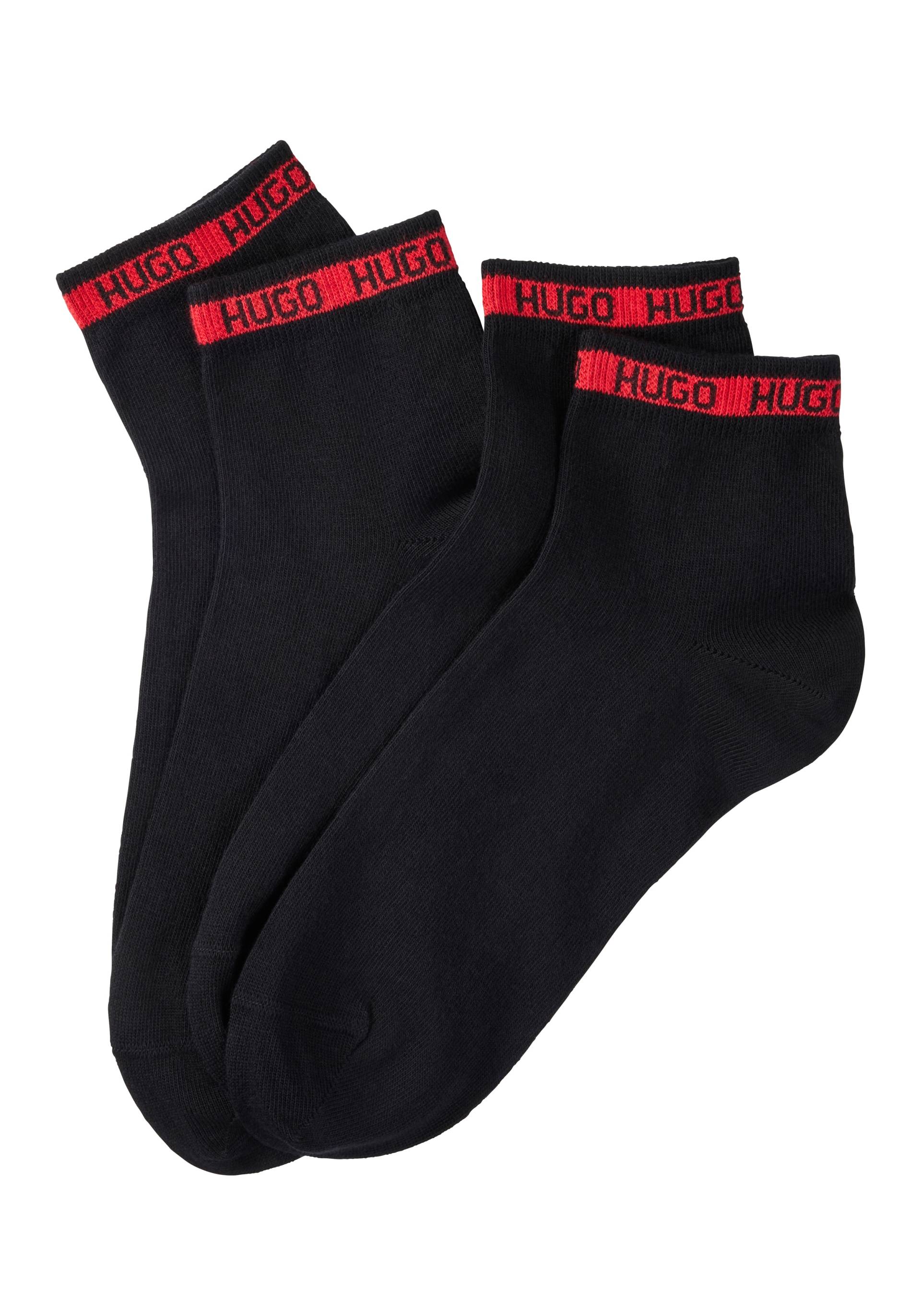 HUGO Underwear Freizeitsocken »2P SH TAPE CC 102«, (Packung, 2er-Pack), mit HUGO-Logoschriftzügen von HUGO Underwear