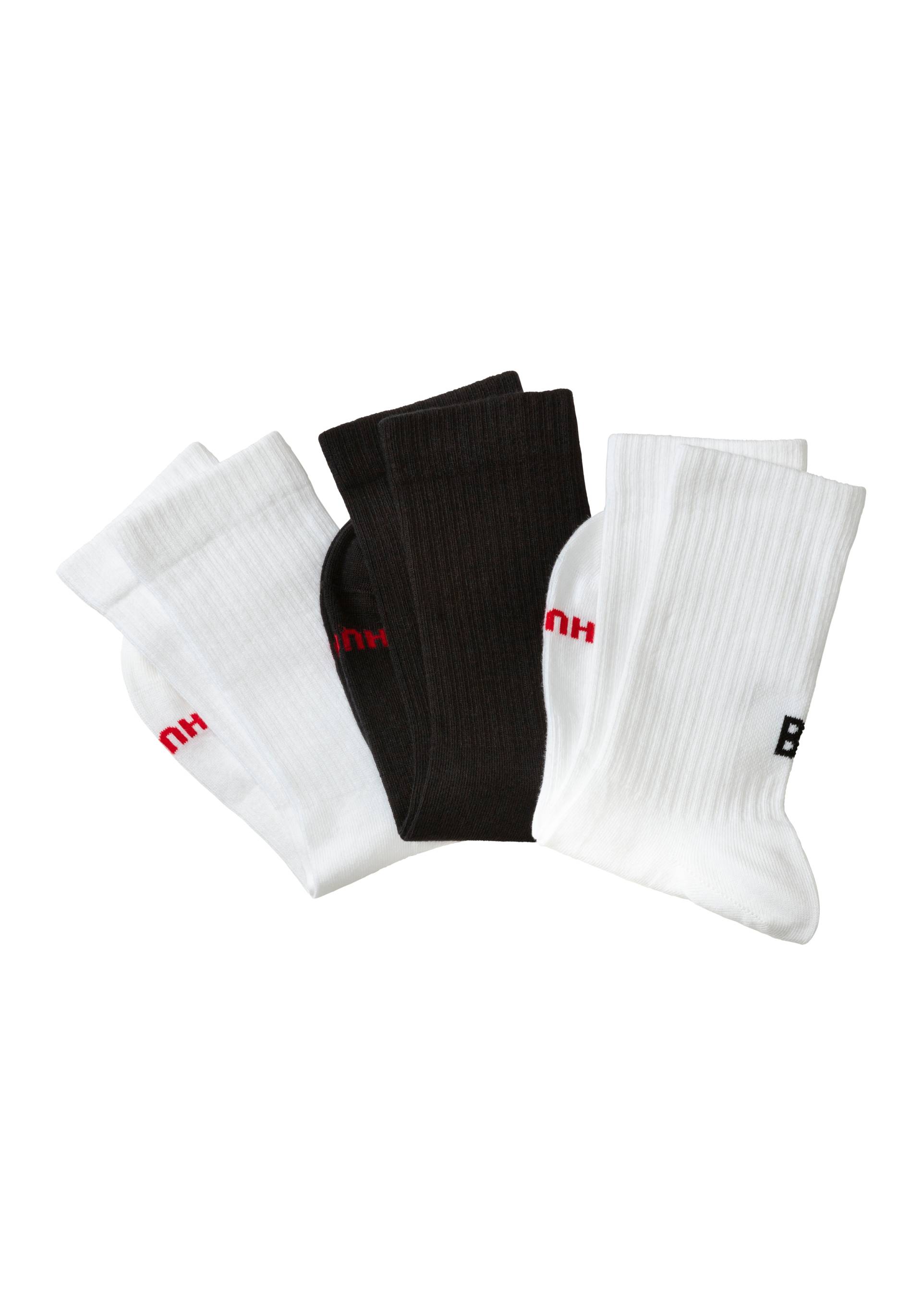 HUGO Underwear Freizeitsocken »3P QS MESSAGES CC«, (Packung, 3 Paar, 3er Pack), mit Logoschriftzug von HUGO Underwear