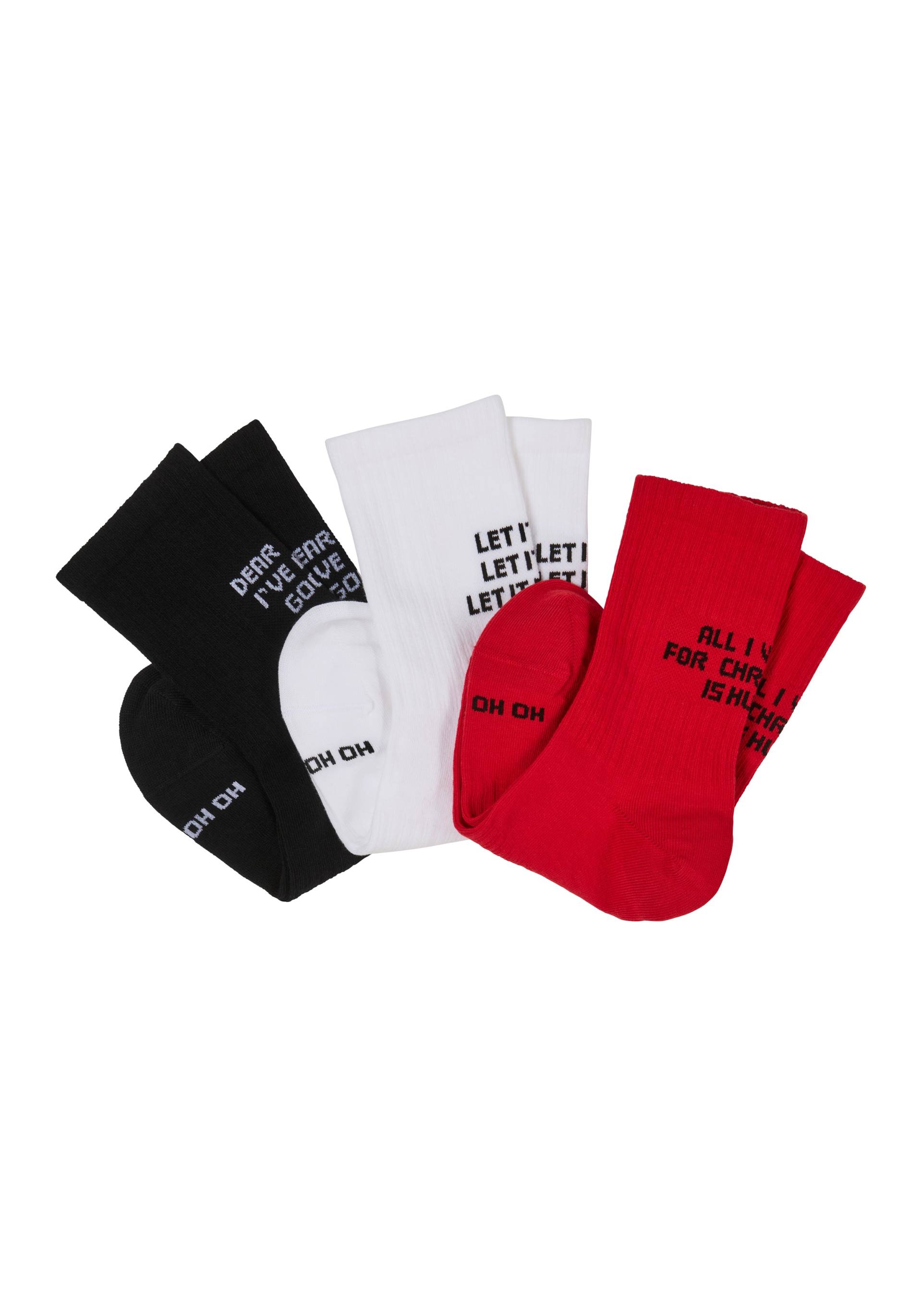 HUGO Underwear Freizeitsocken »3PQS X-MESSAGES C«, (3), mit Label von HUGO Underwear