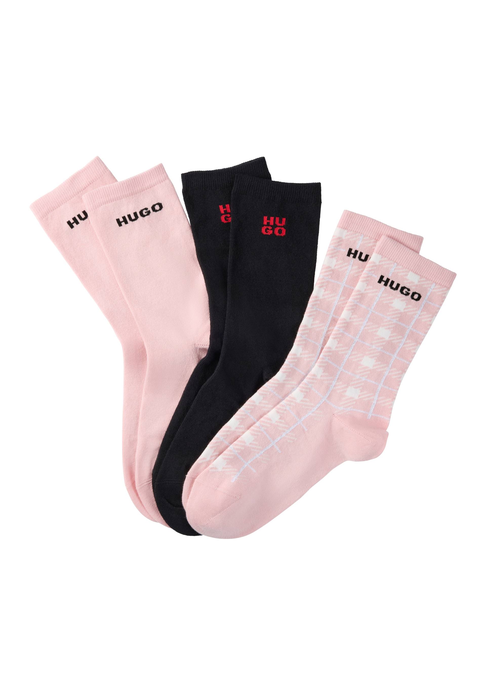 HUGO Underwear Freizeitsocken »4PQS GIFT CHECK C«, mit Label HUGO Underwear Freizeitsocken »4PQS GIFT CHECK C«, mit Label von HUGO Underwear