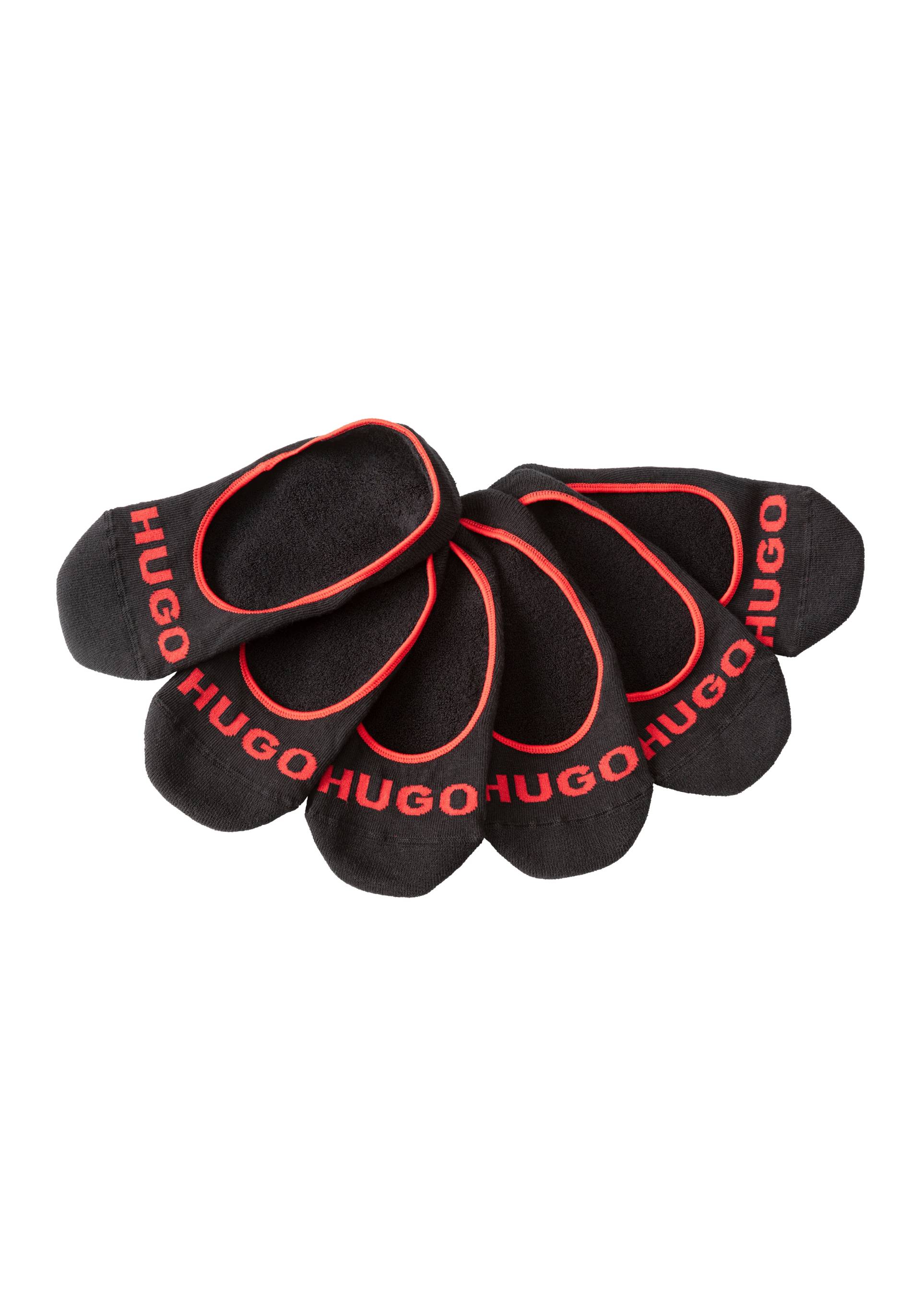 HUGO Underwear Füsslinge »3P SL PLUSH LOGO CC«, (Packung, 3 Paar, 3er), mit kontrastfarbenem HUGO-Schriftzug von HUGO Underwear