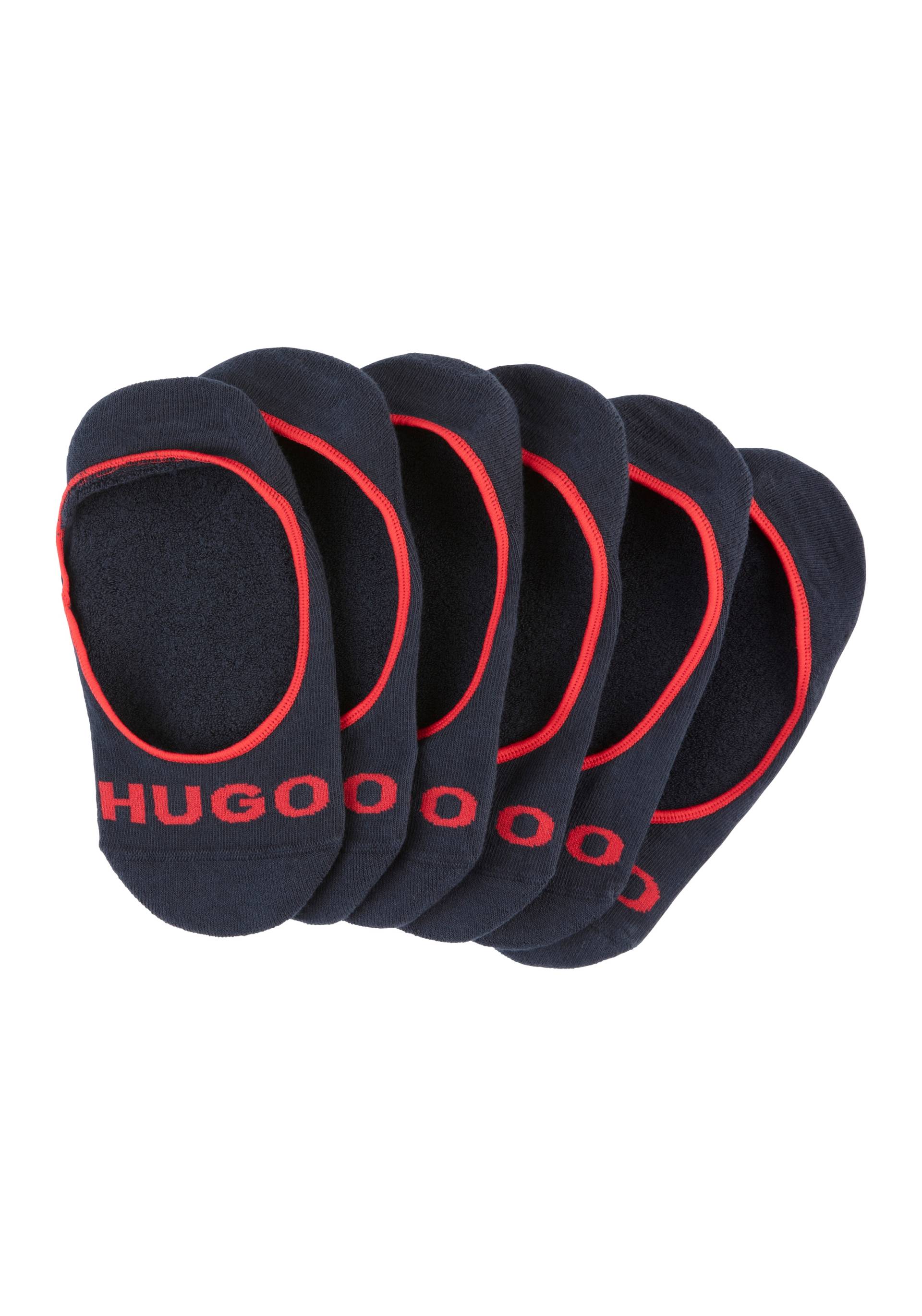 HUGO Underwear Füsslinge »3P SL PLUSH LOGO CC«, (Packung, 3 Paar, 3er), mit kontrastfarbenem HUGO-Schriftzug von HUGO Underwear