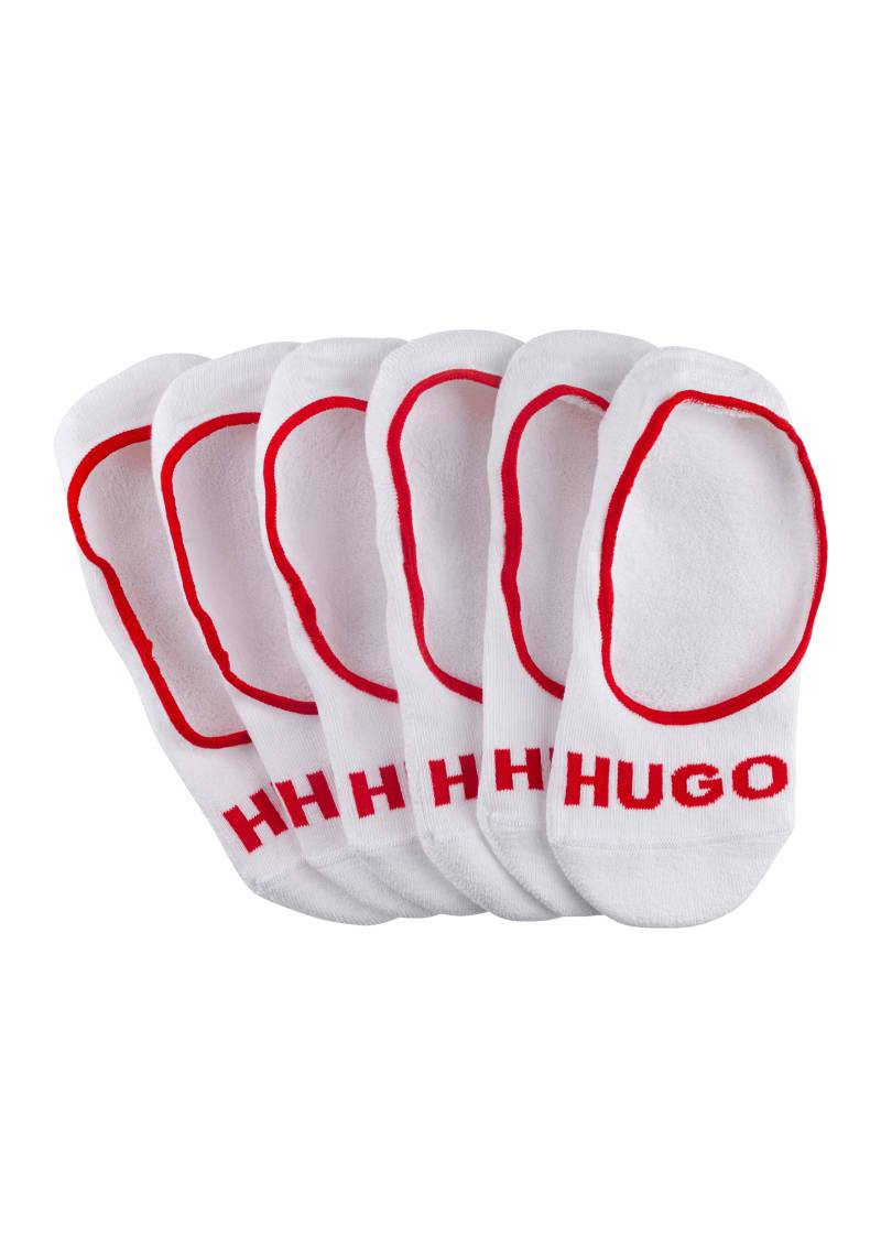 HUGO Underwear Füsslinge »3P SL PLUSH LOGO CC«, (Packung, 3 Paar, 3er), mit kontrastfarbenem HUGO-Schriftzug von HUGO Underwear