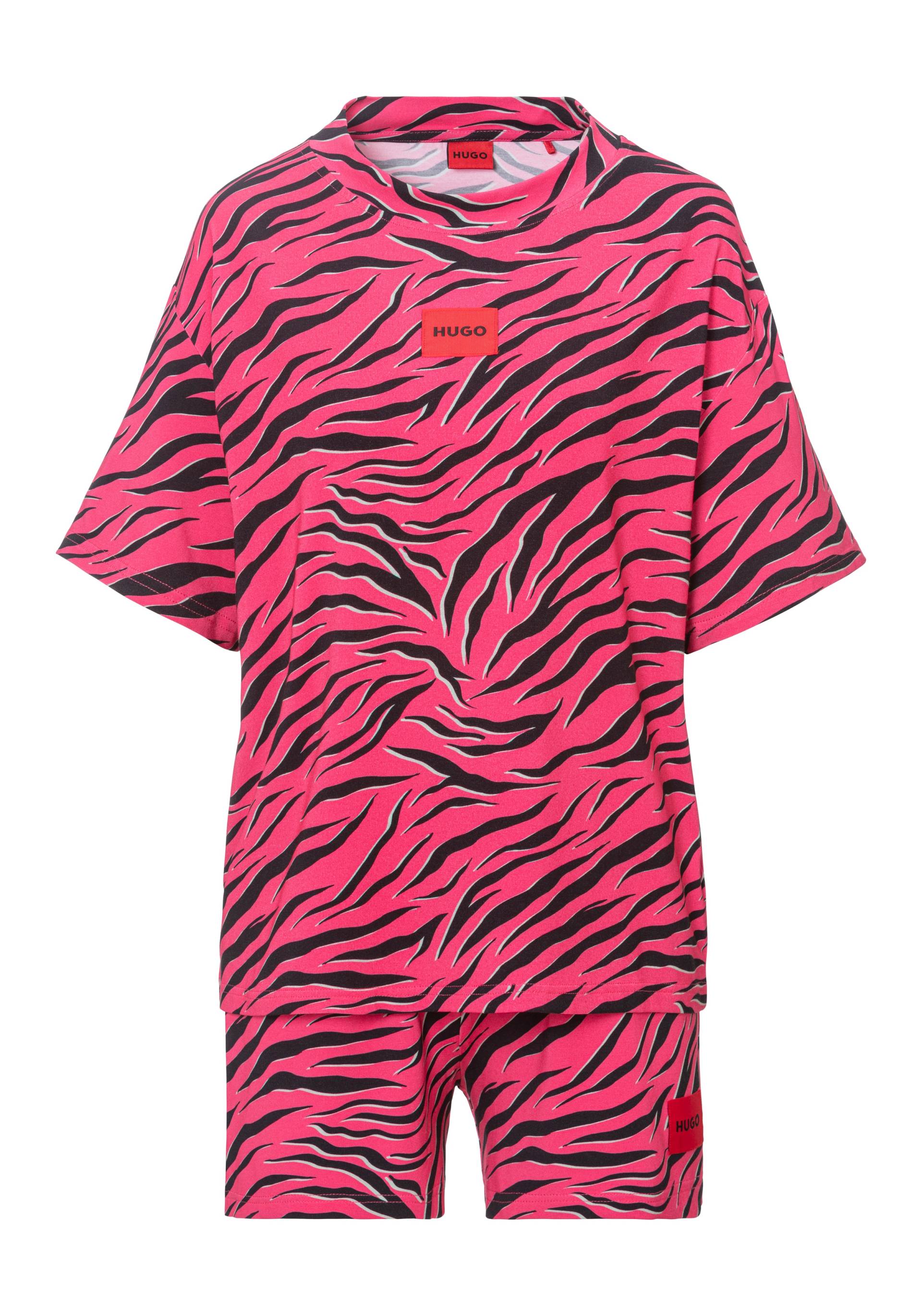 HUGO Underwear Pyjama, (Set, 2 tlg.), mit Tiger-Print von HUGO Underwear