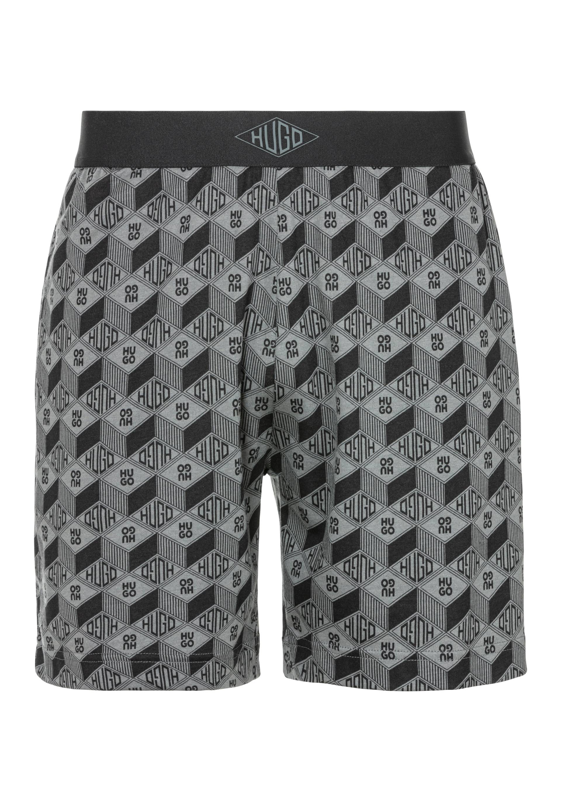 HUGO Underwear Pyjamashorts, mit durchgehenden Logo von HUGO Underwear