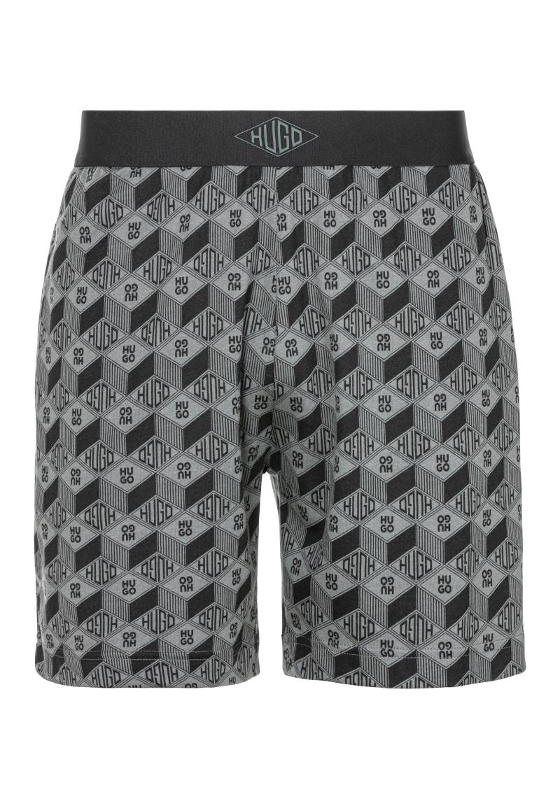 HUGO Underwear Pyjamashorts, mit durchgehenden Logo von HUGO Underwear