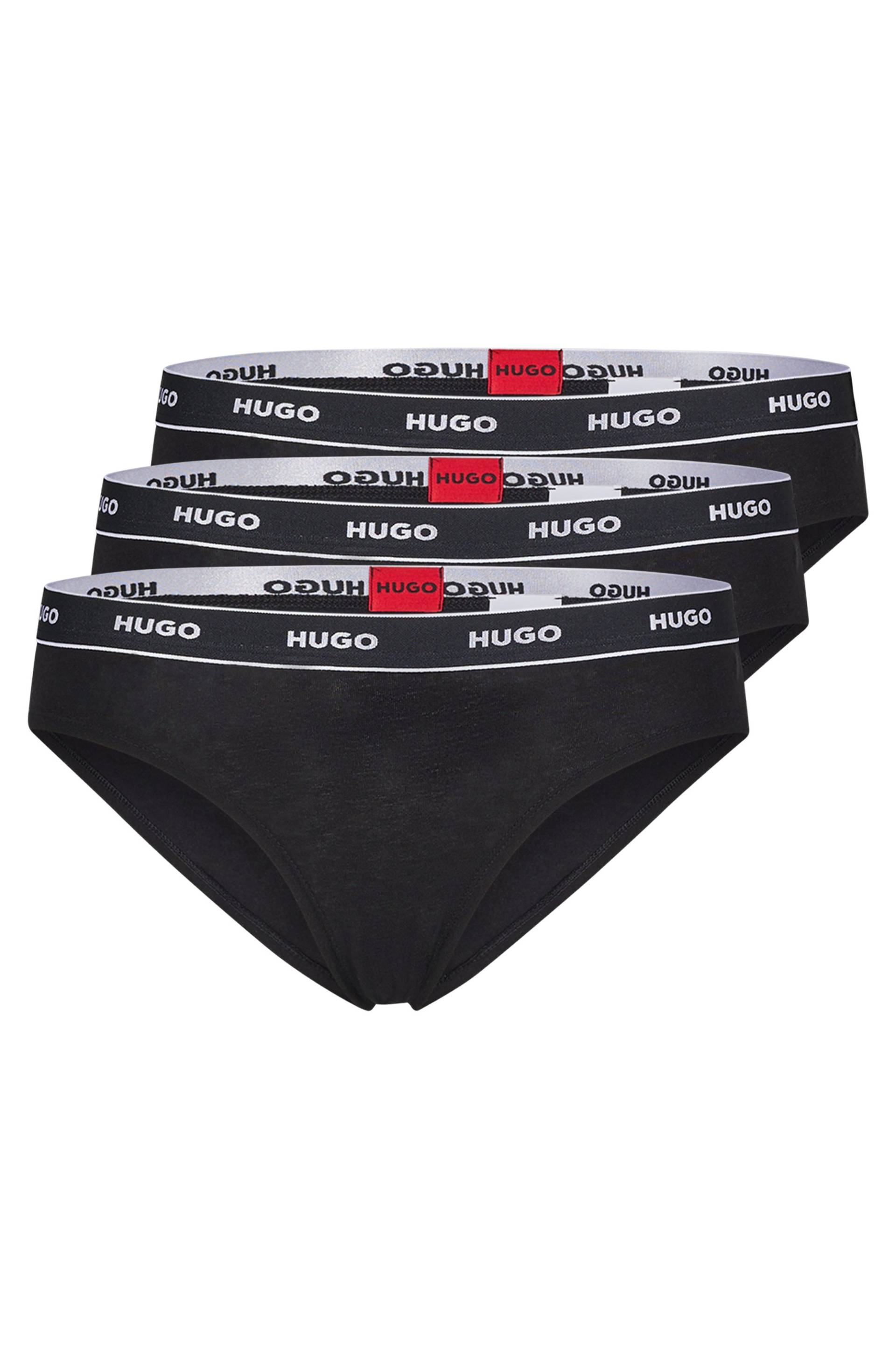 HUGO Underwear Slip »TRIPLET BRIEF STRIPE«, (Packung, 3 St., 3er Pack), mit HUGO Logo-Elastikbund von HUGO Underwear